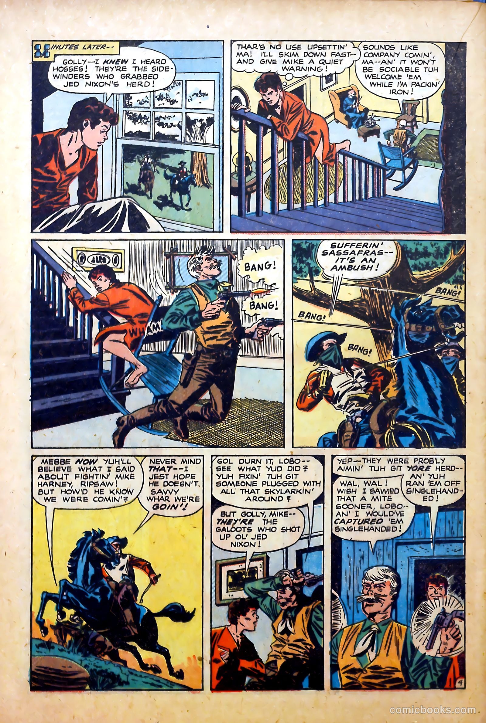 Blazing West #16 (1951) — page 34 of 52