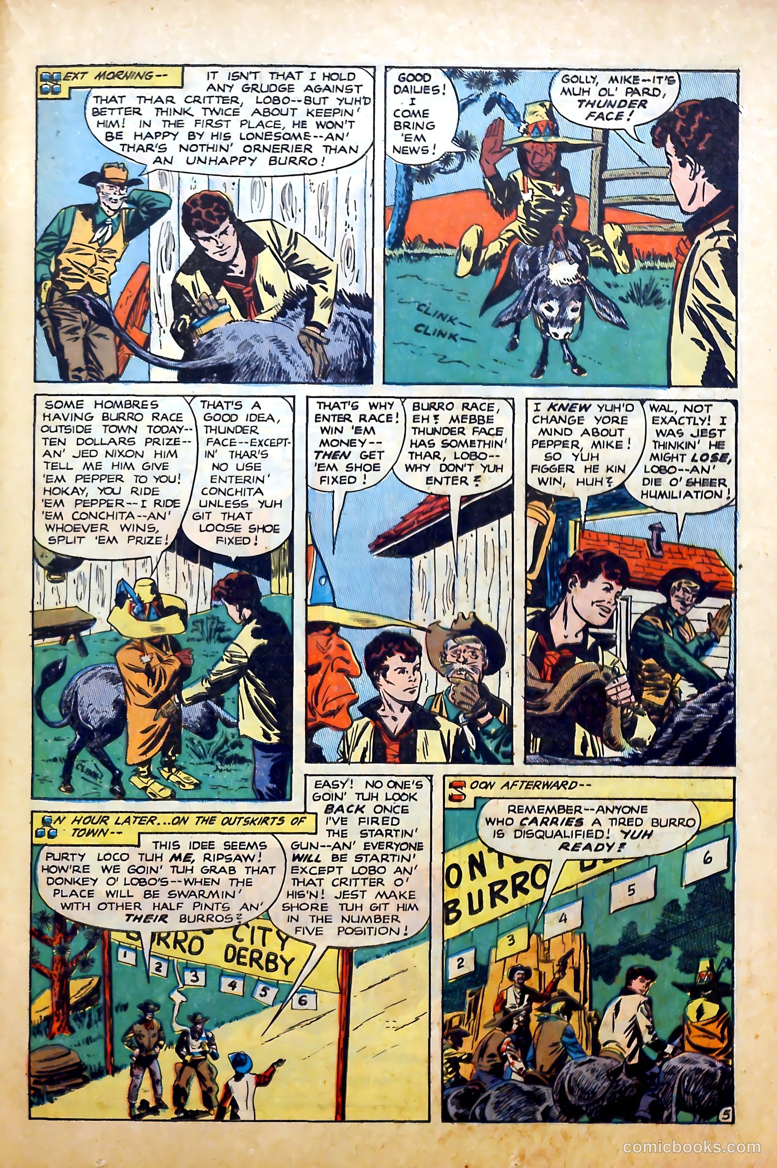 Blazing West #16 (1951) — page 35 of 52