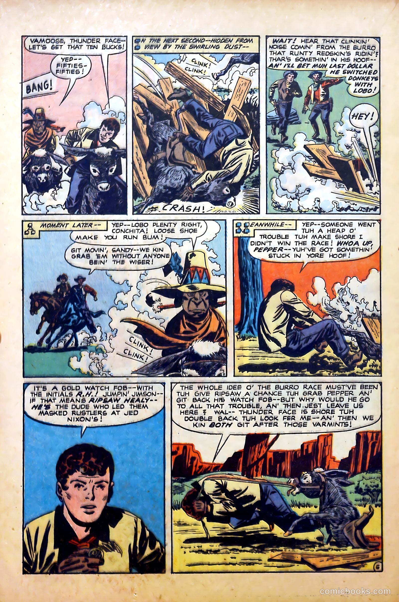 Blazing West #16 (1951) — page 36 of 52