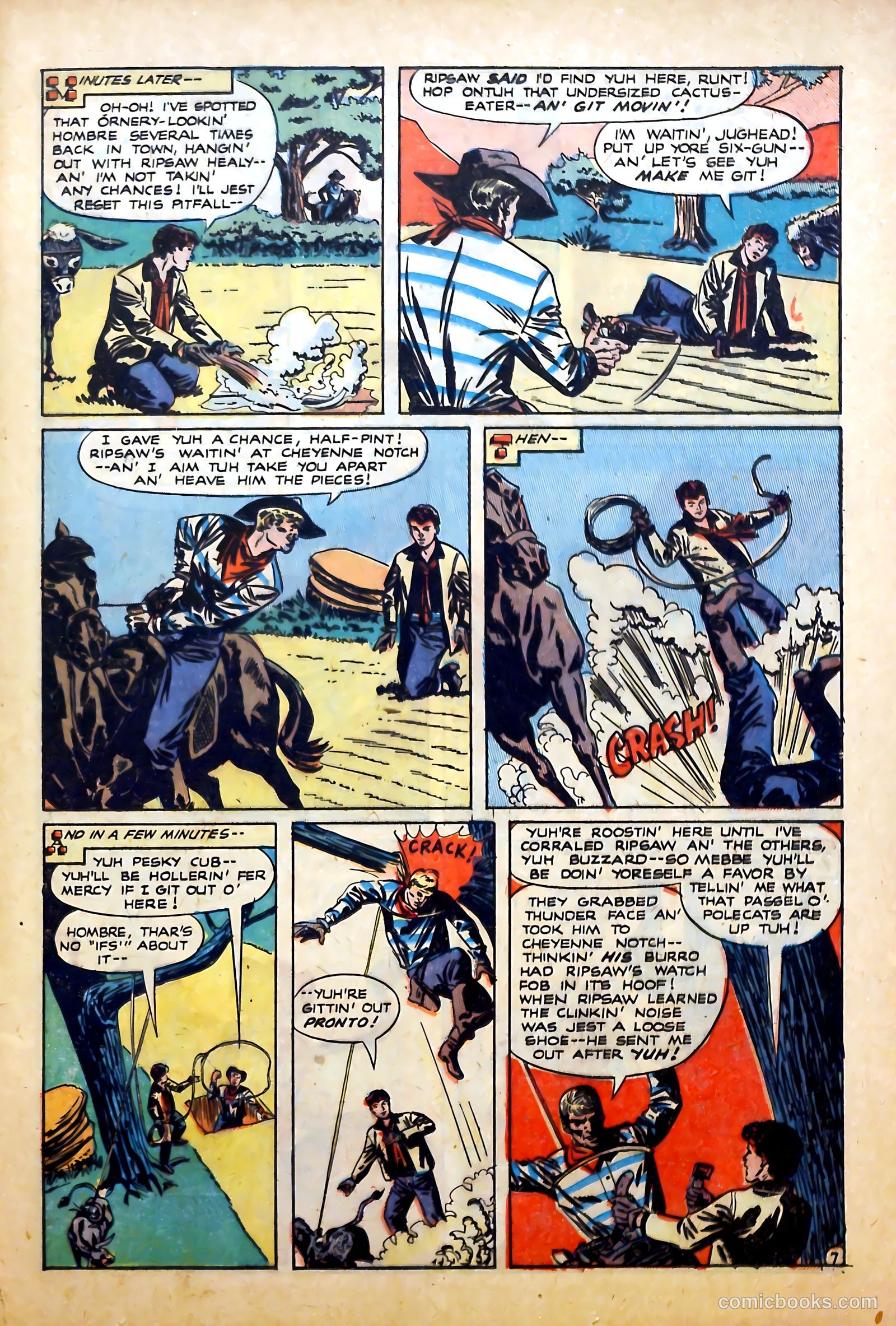 Blazing West #16 (1951) — page 37 of 52