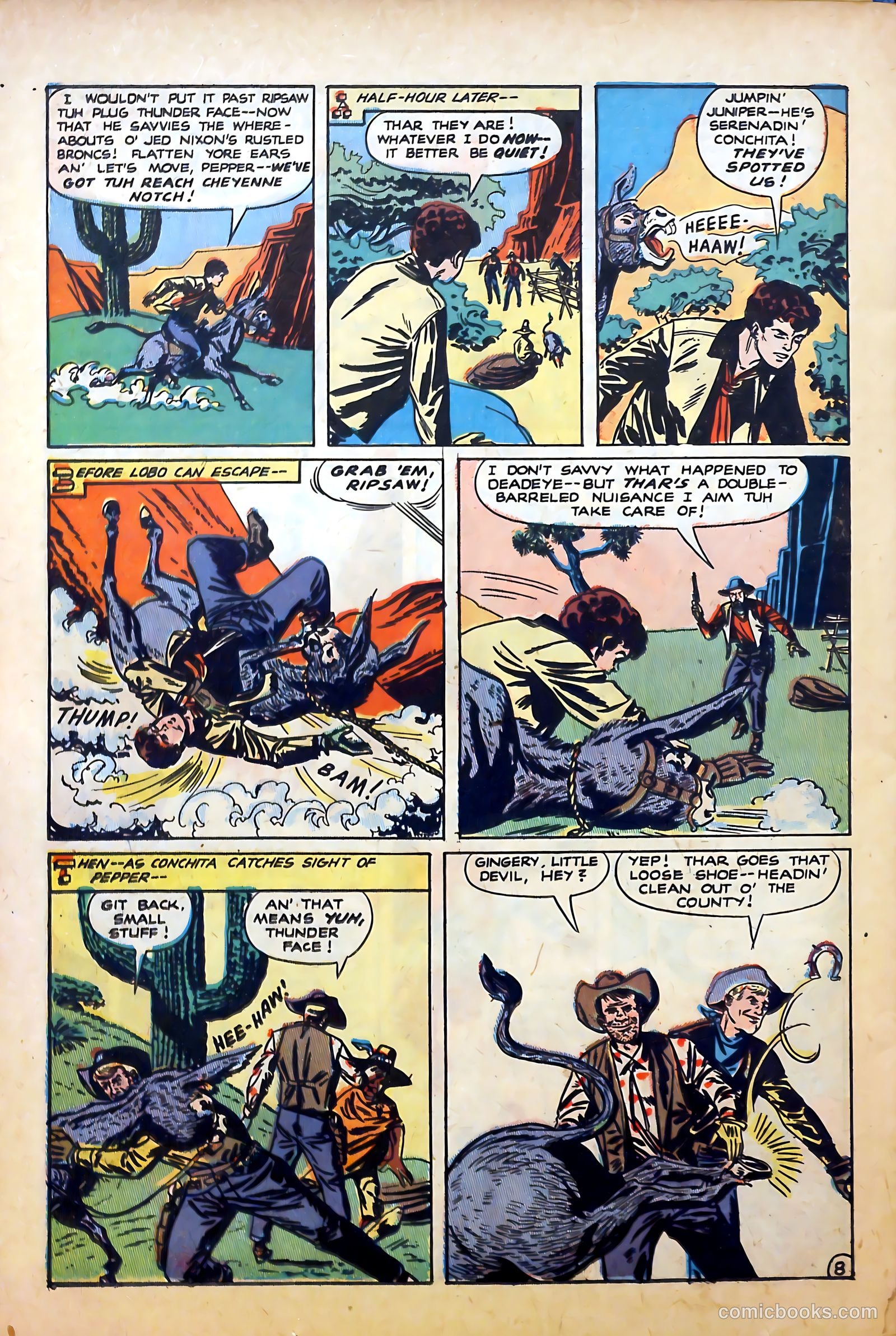 Blazing West #16 (1951) — page 38 of 52