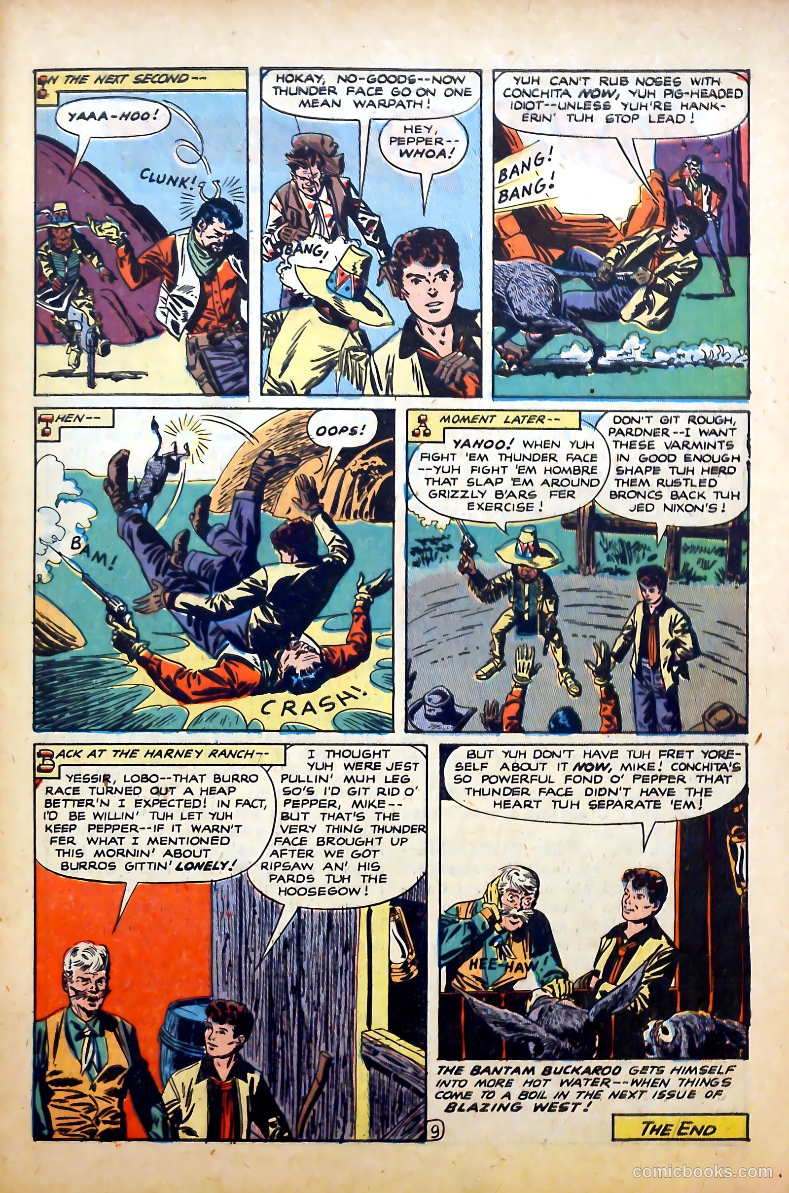 Blazing West #16 (1951) — page 39 of 52