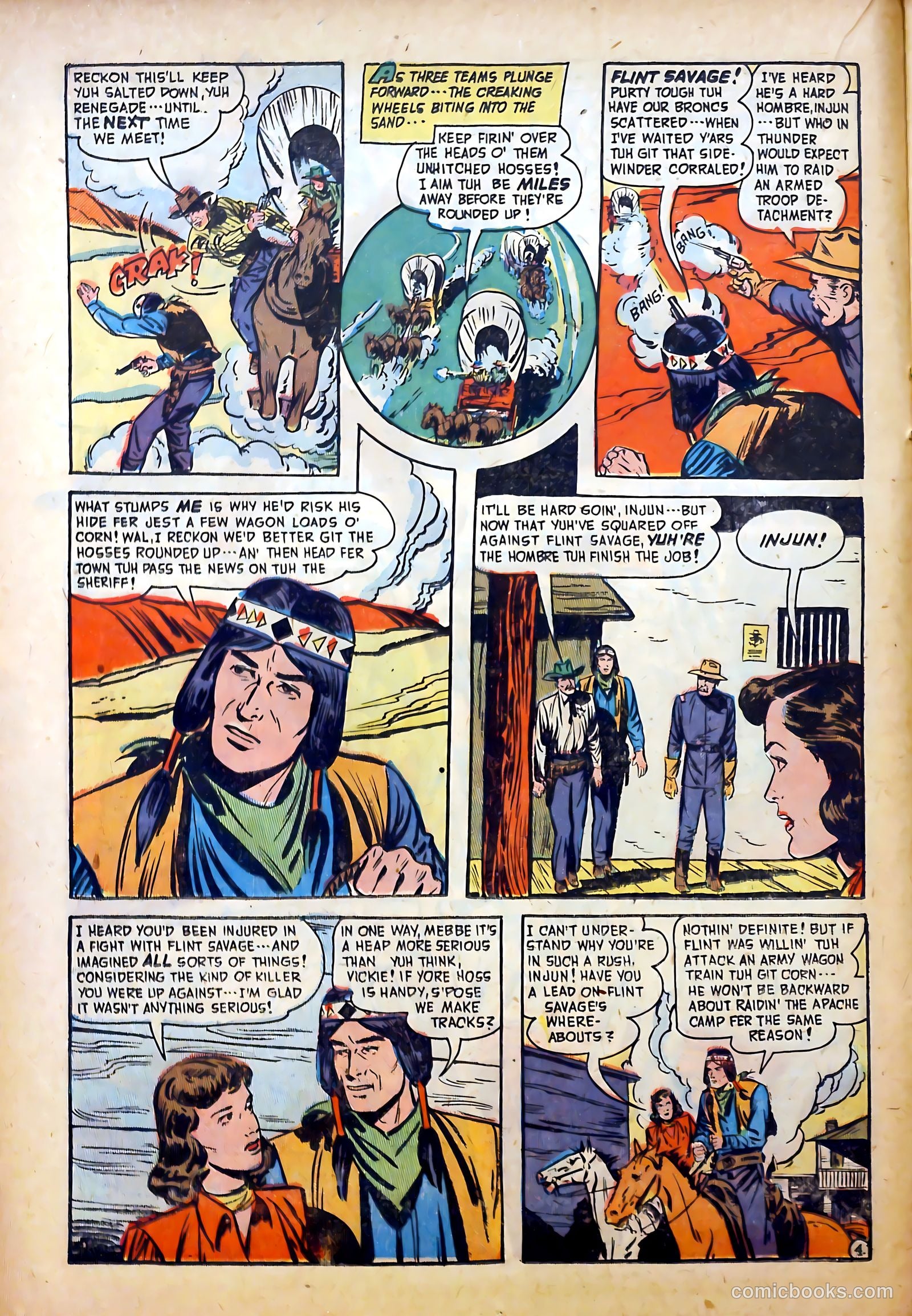 Blazing West #16 (1951) — page 20 of 52