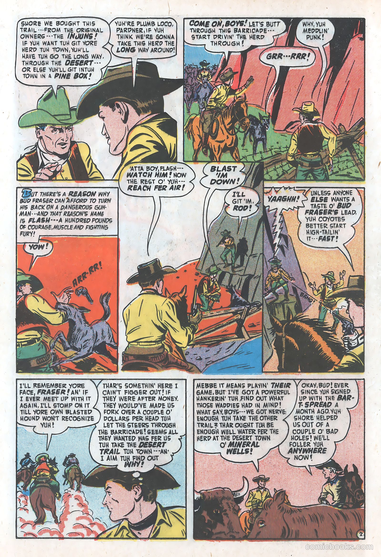 Blazing West #17 (1951) — page 16 of 52