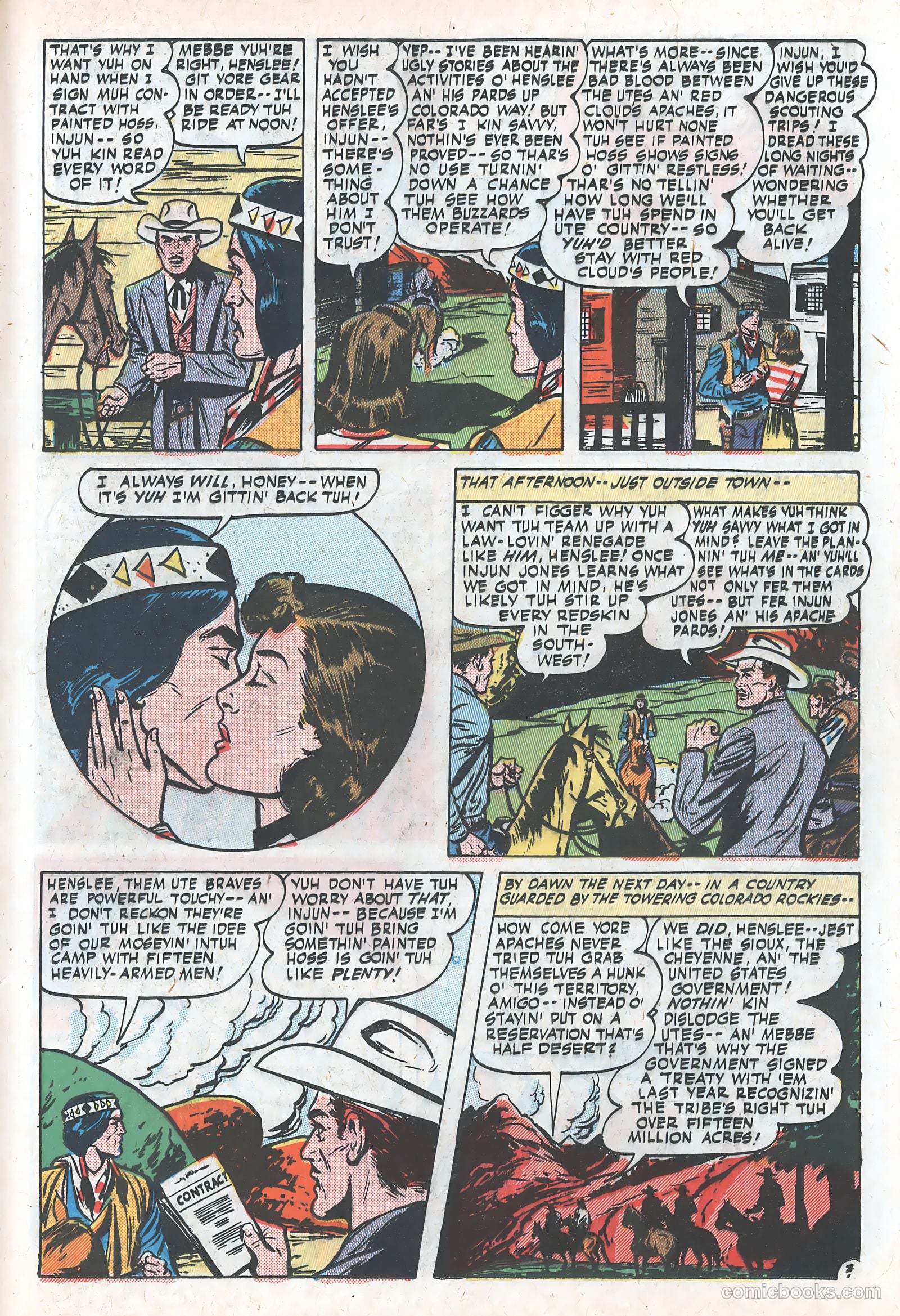 Blazing West #17 (1951) — page 31 of 52