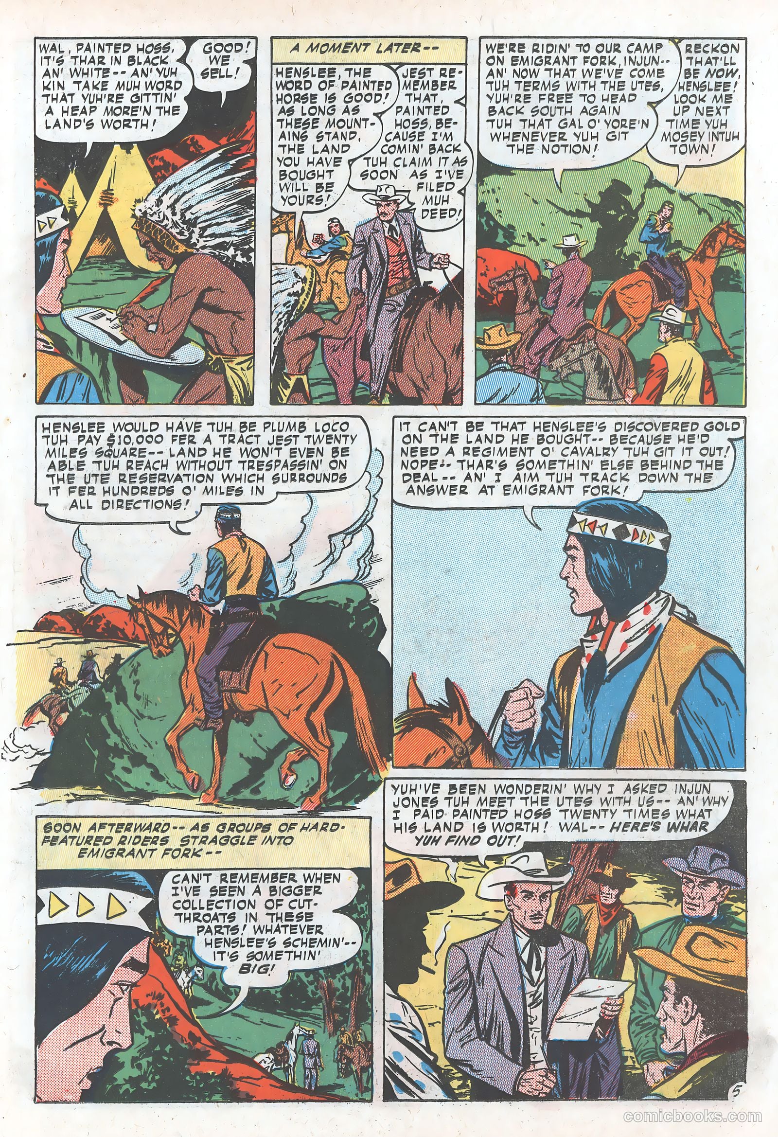 Blazing West #17 (1951) — page 33 of 52