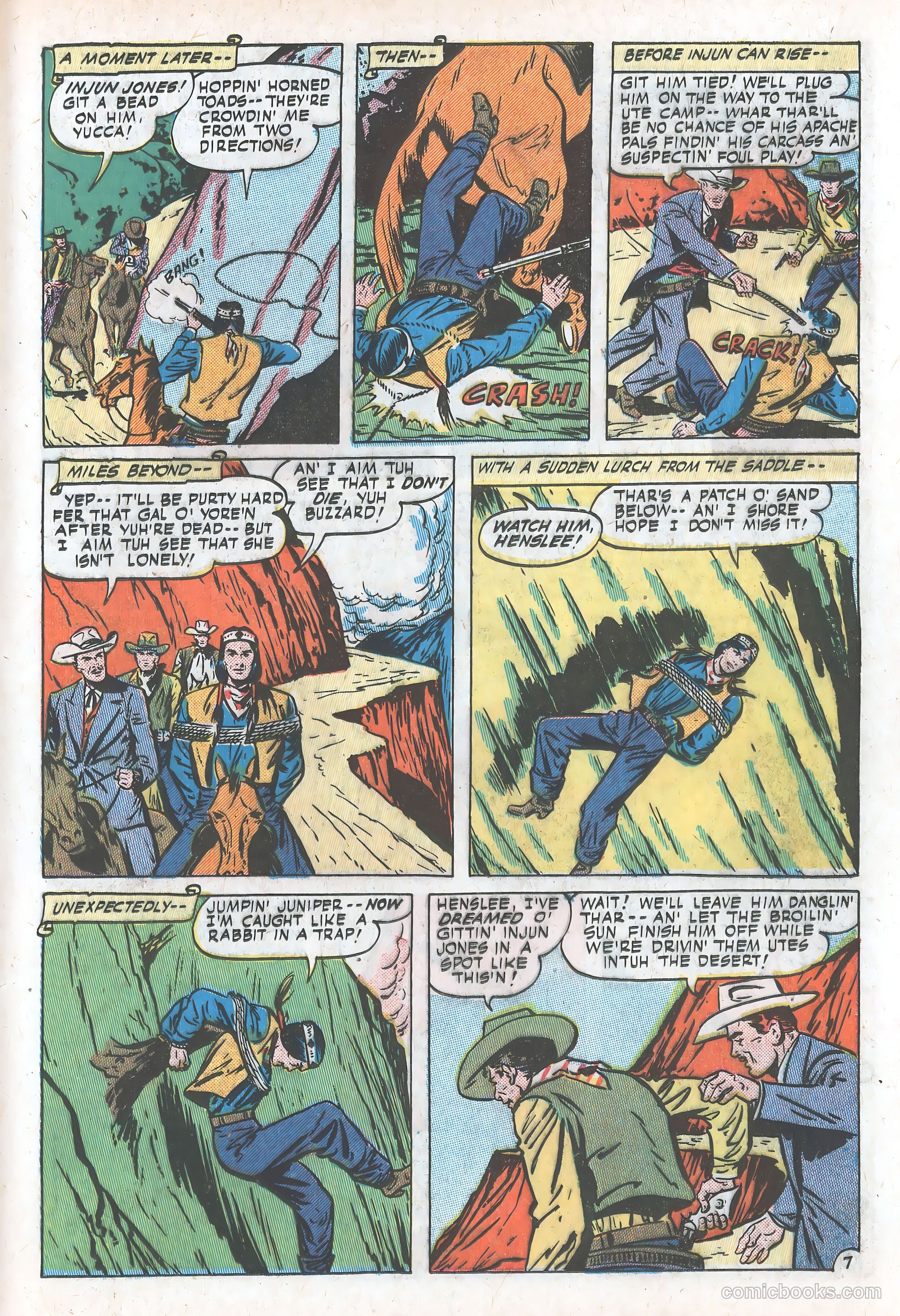 Blazing West #17 (1951) — page 35 of 52