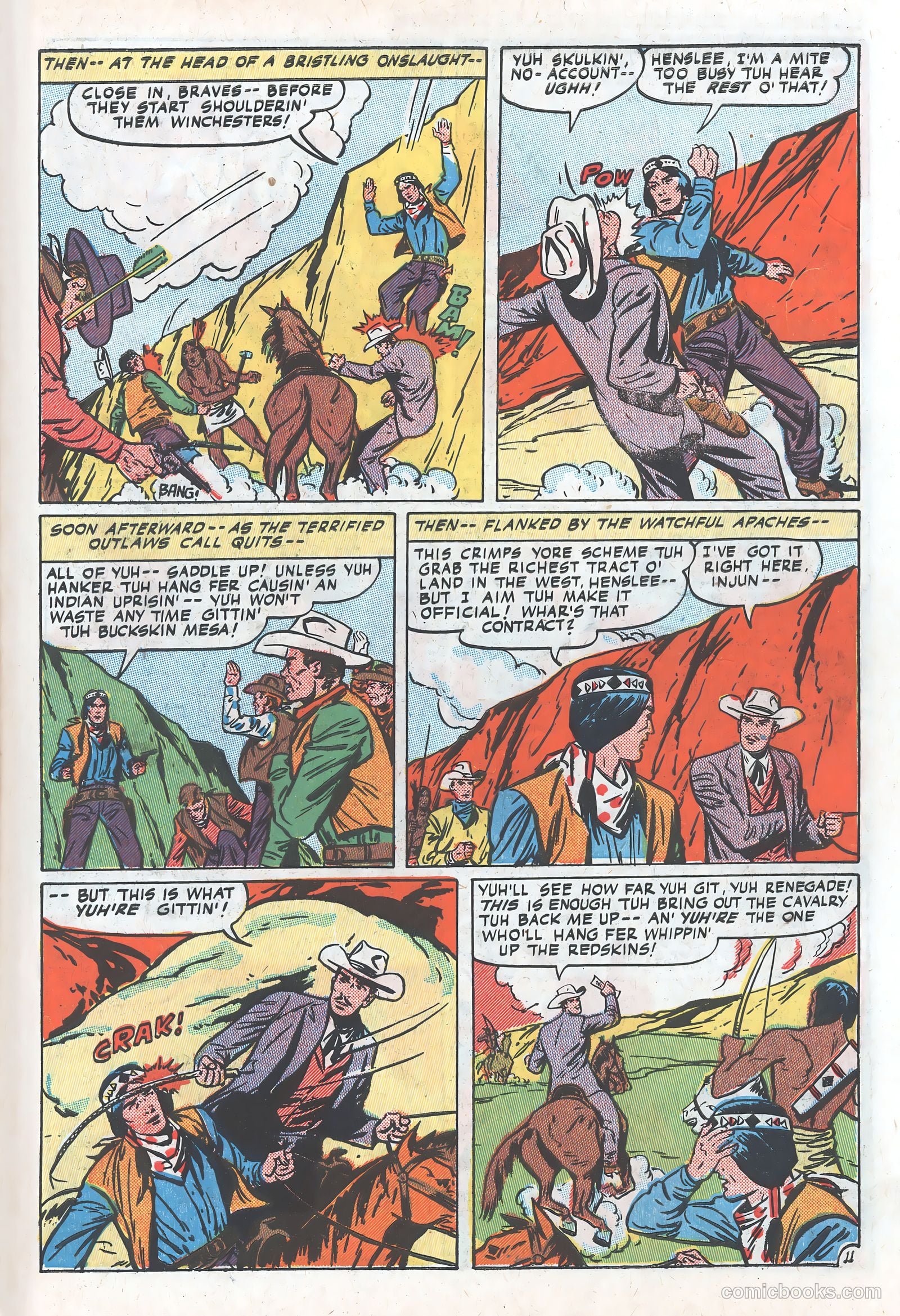 Blazing West #17 (1951) — page 39 of 52