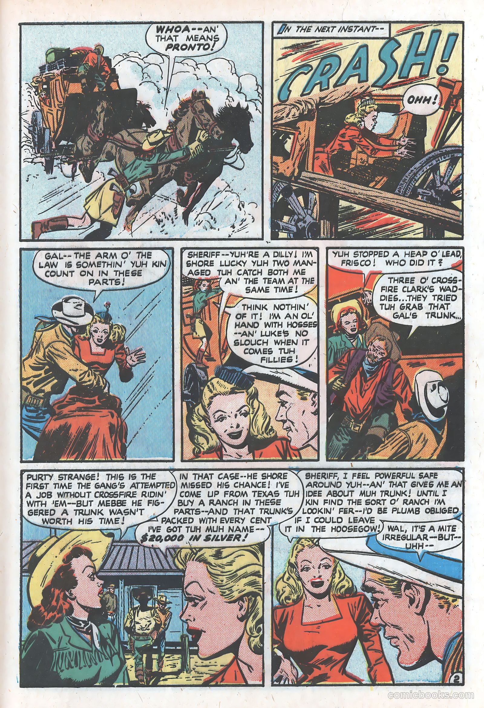 Blazing West #17 (1951) — page 43 of 52