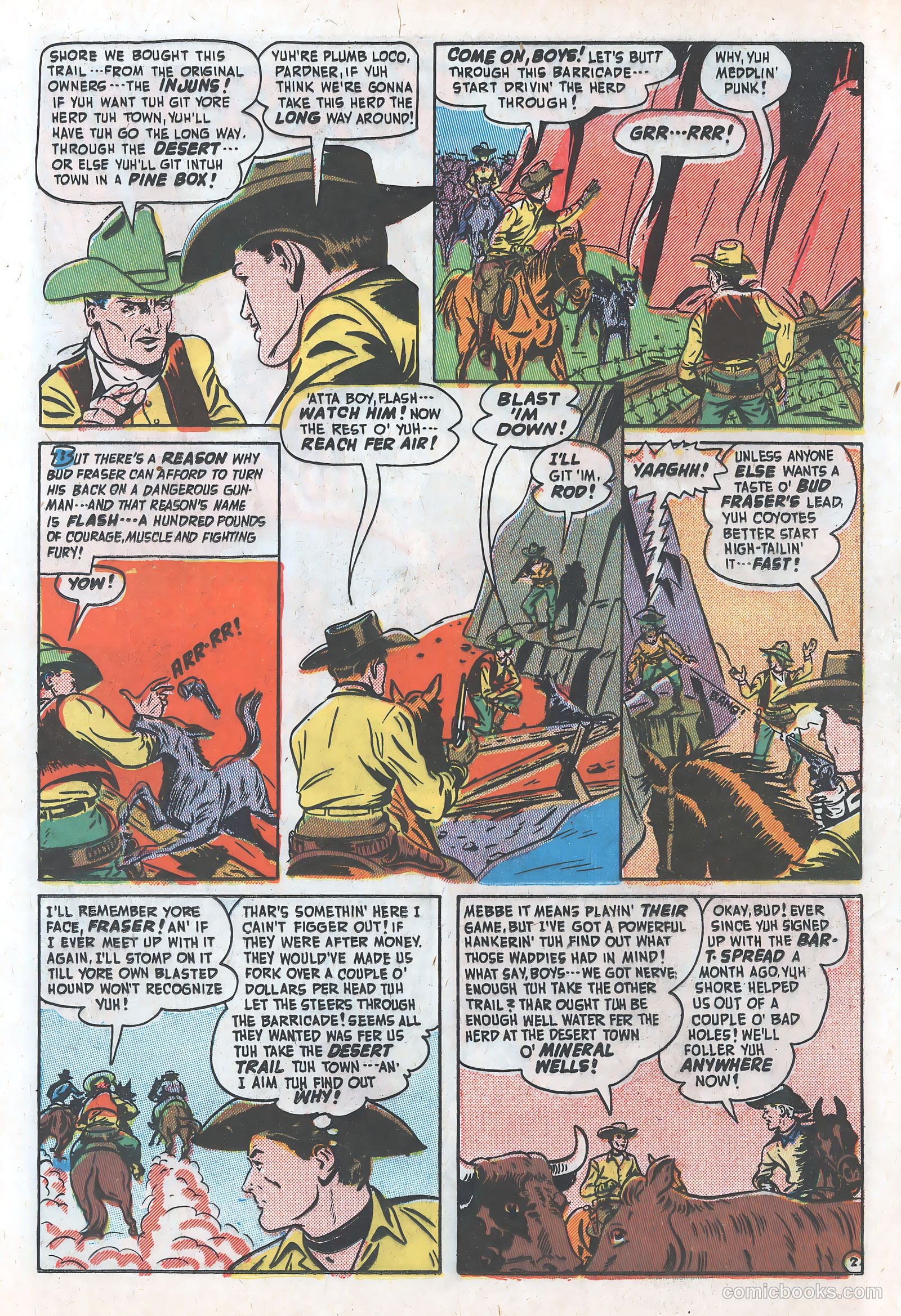 Blazing West #17 (1951) — page 16 of 52