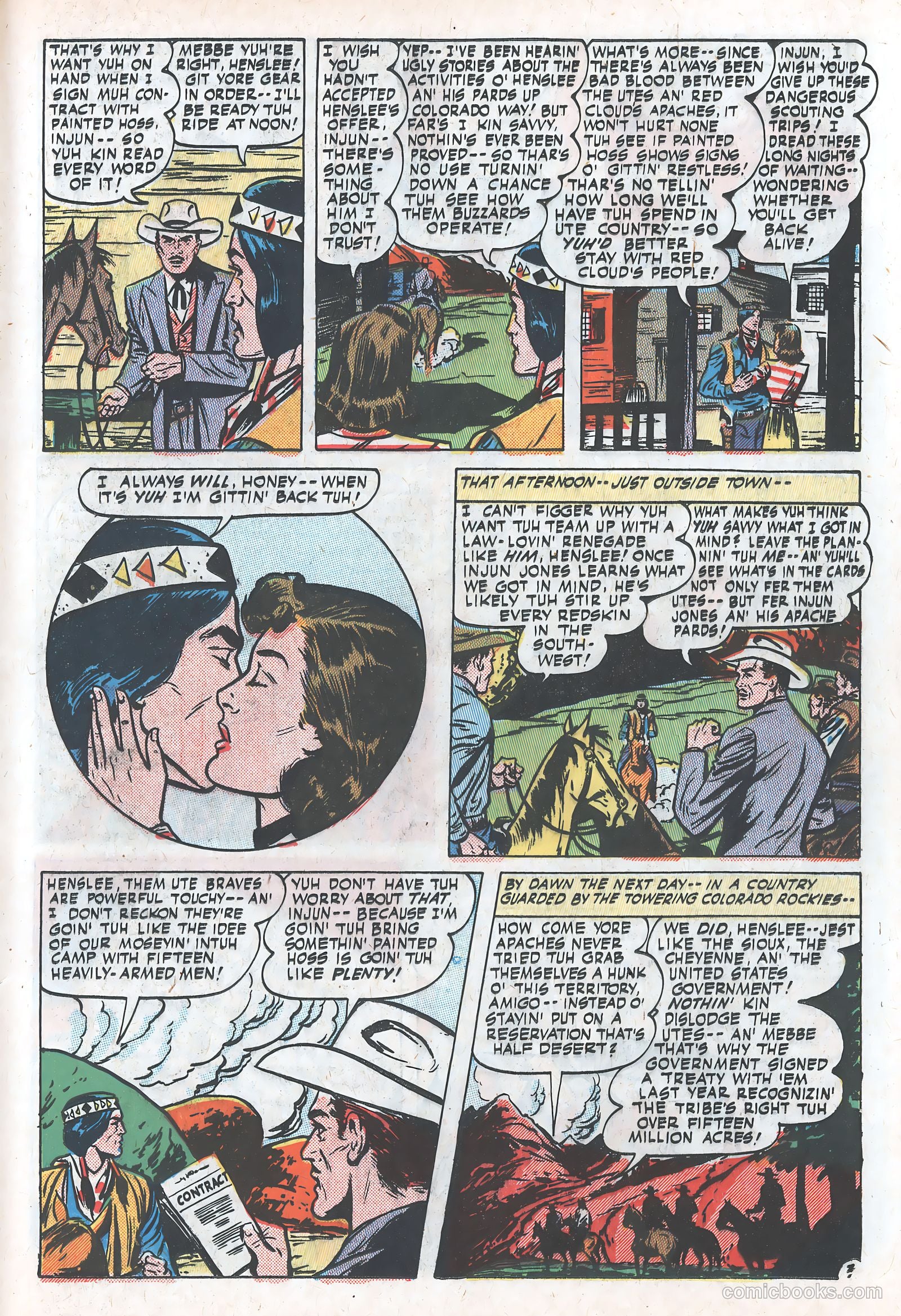Blazing West #17 (1951) — page 31 of 52