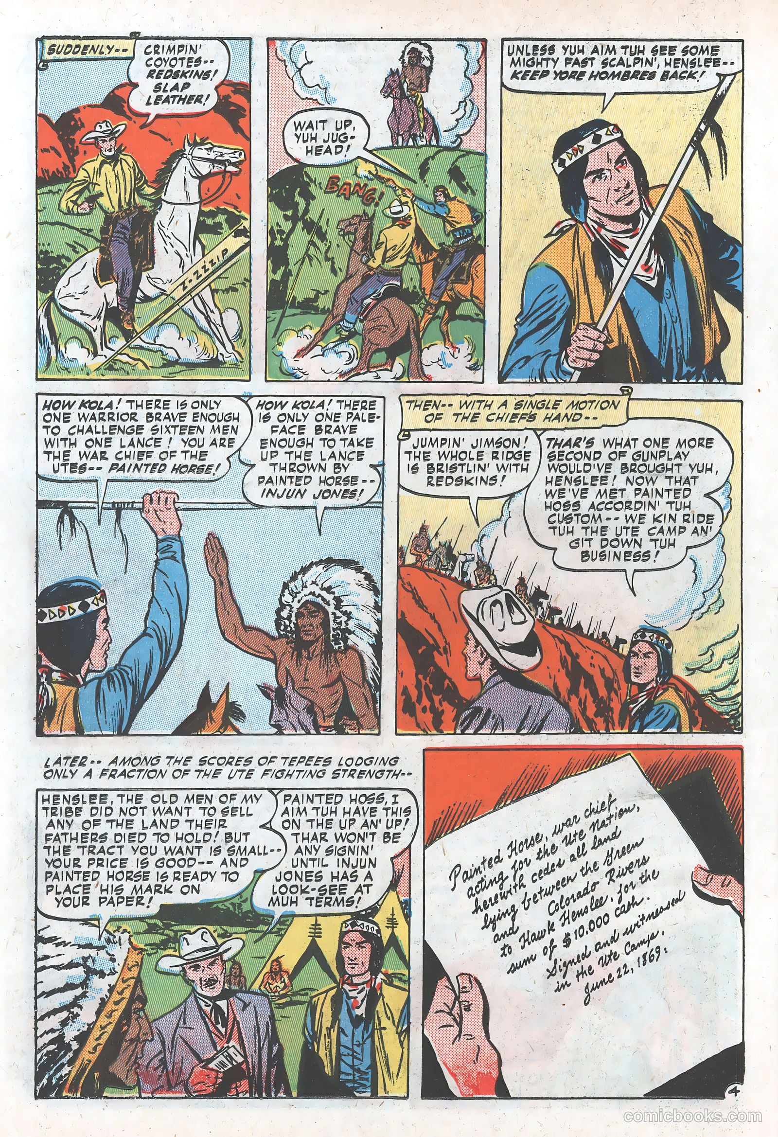 Blazing West #17 (1951) — page 32 of 52