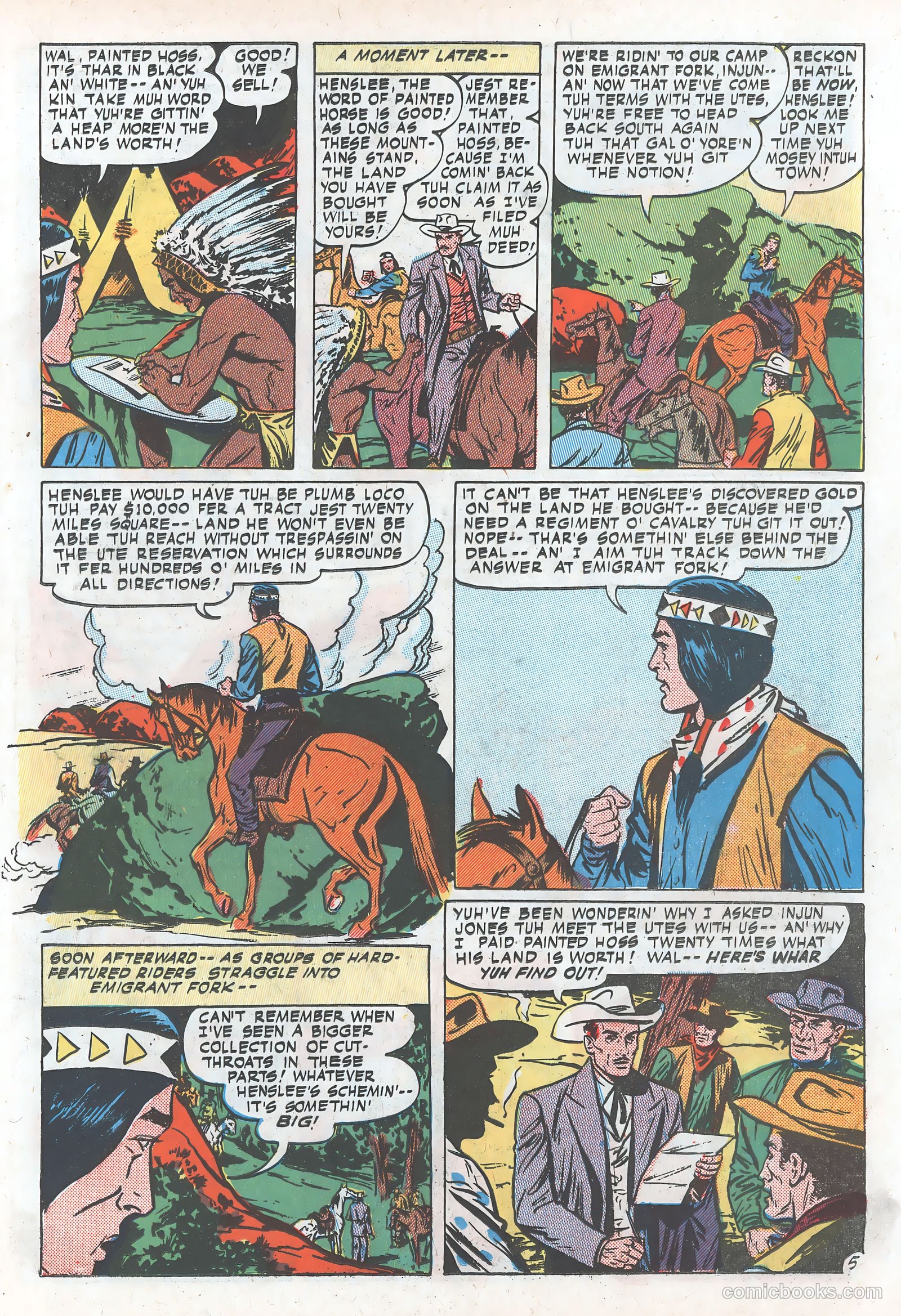 Blazing West #17 (1951) — page 33 of 52