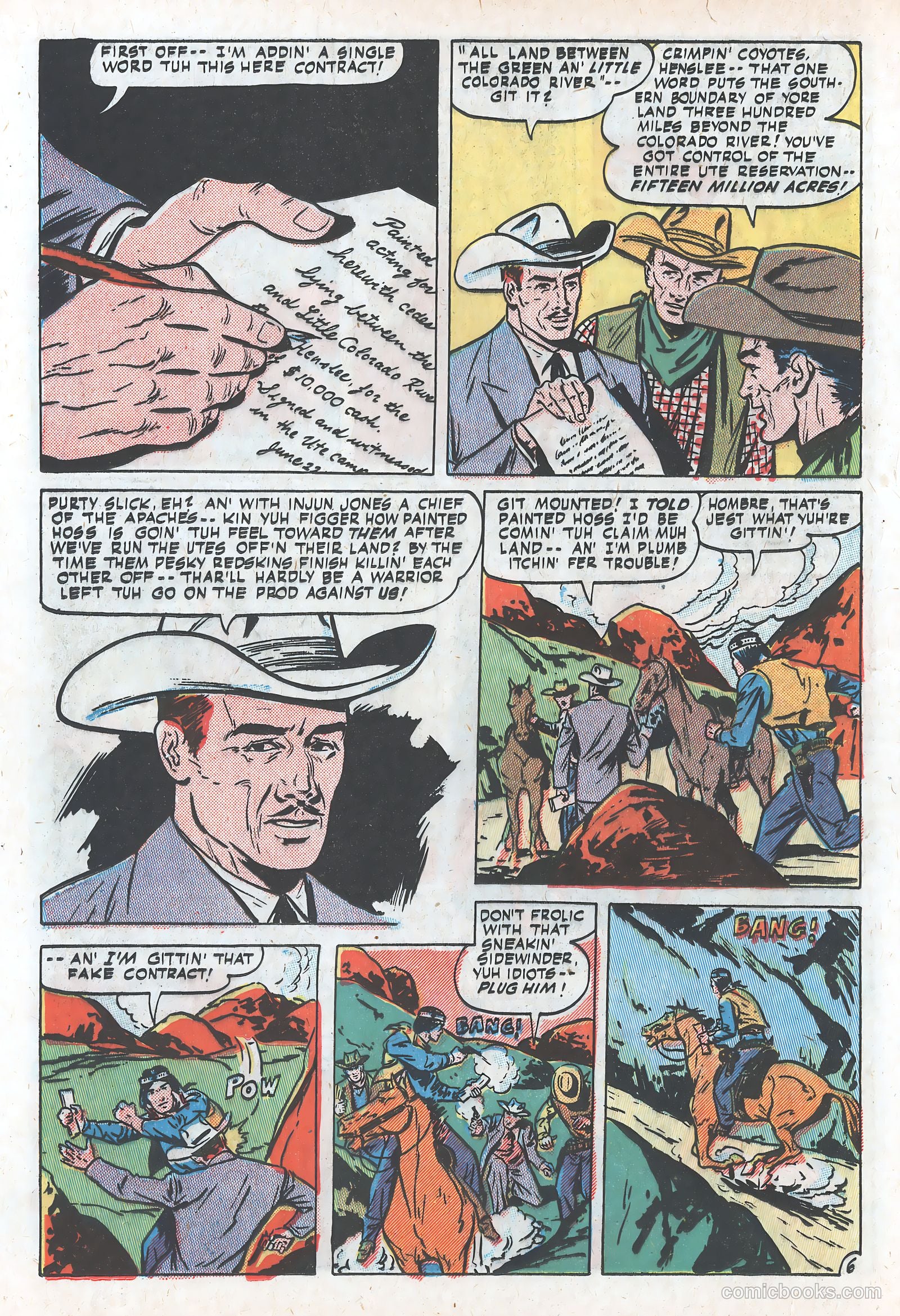 Blazing West #17 (1951) — page 34 of 52