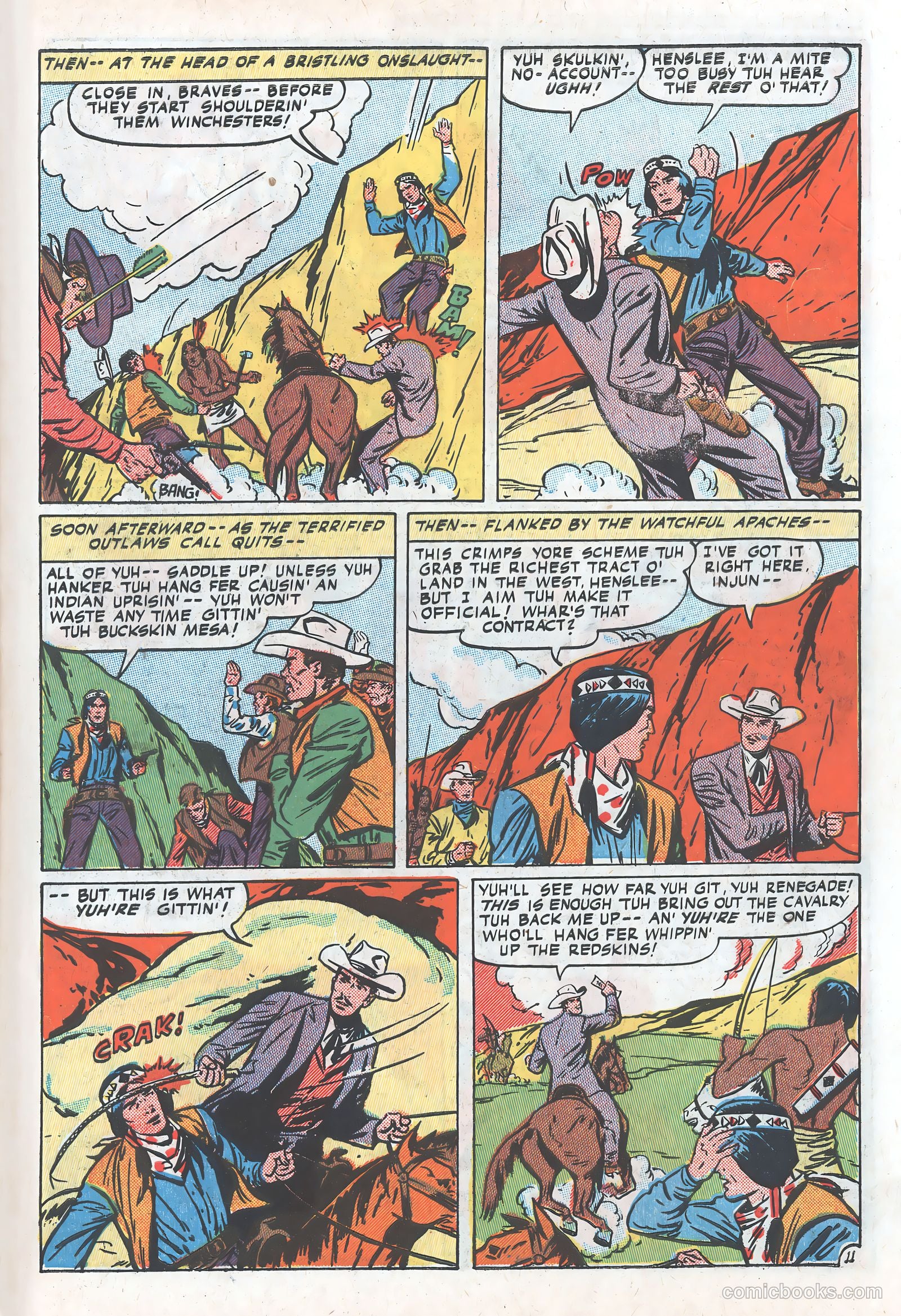 Blazing West #17 (1951) — page 39 of 52