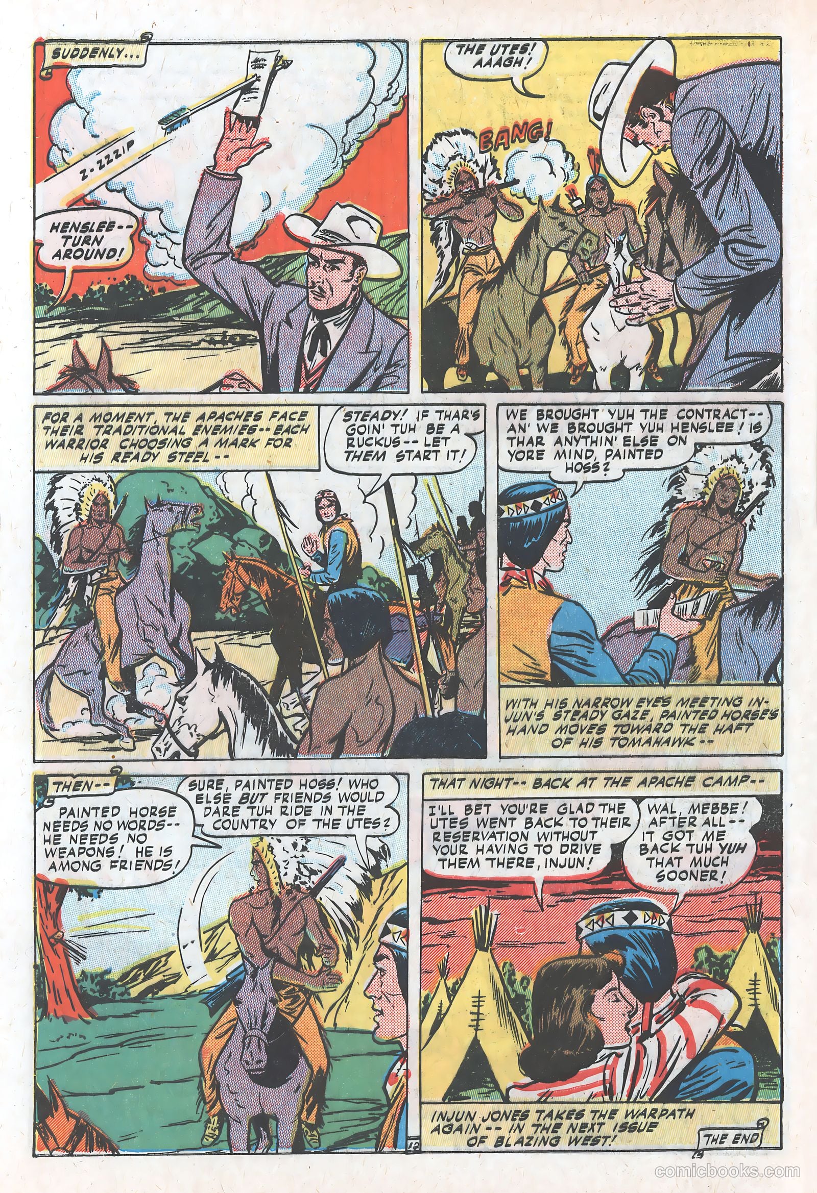 Blazing West #17 (1951) — page 40 of 52
