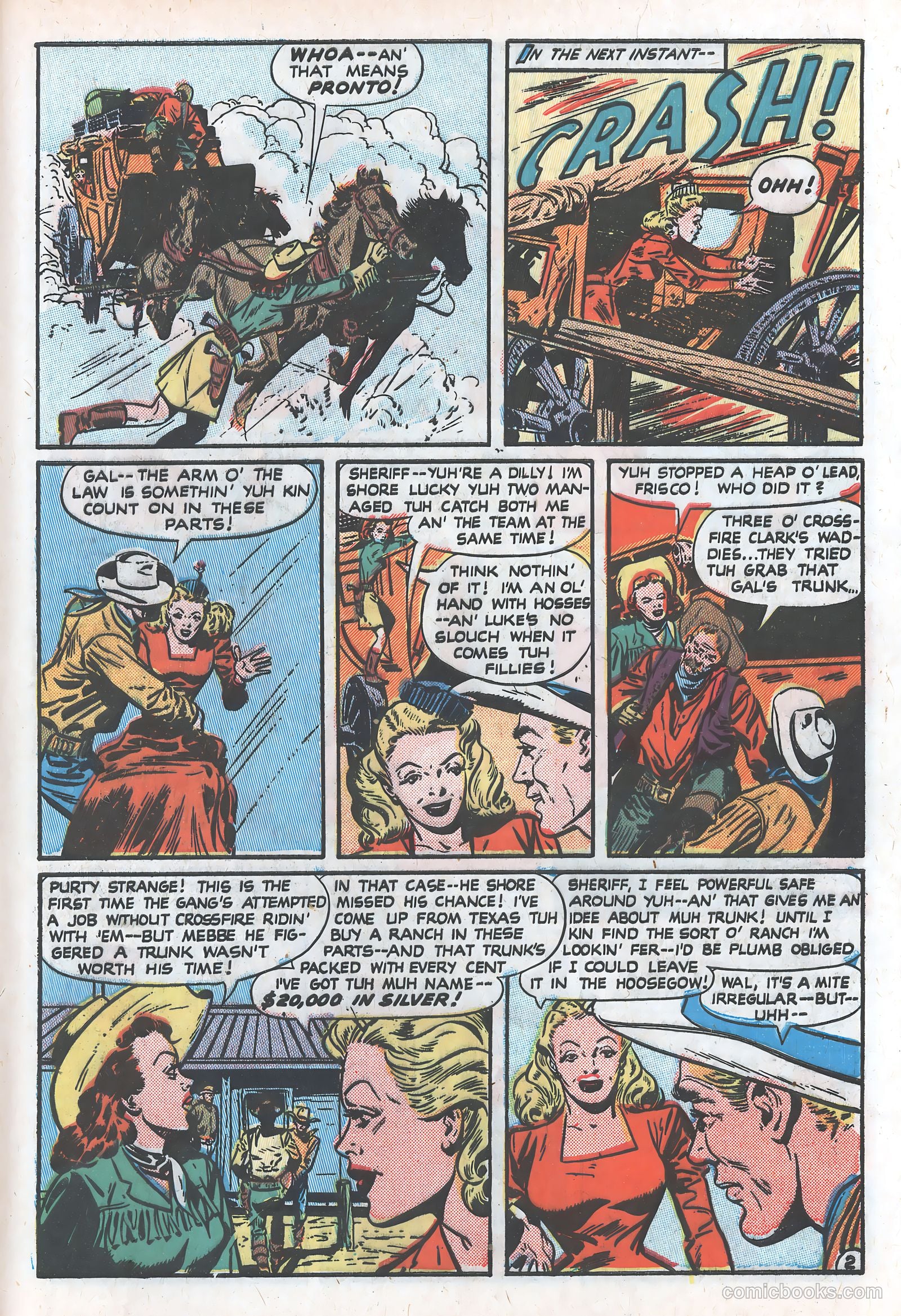 Blazing West #17 (1951) — page 43 of 52