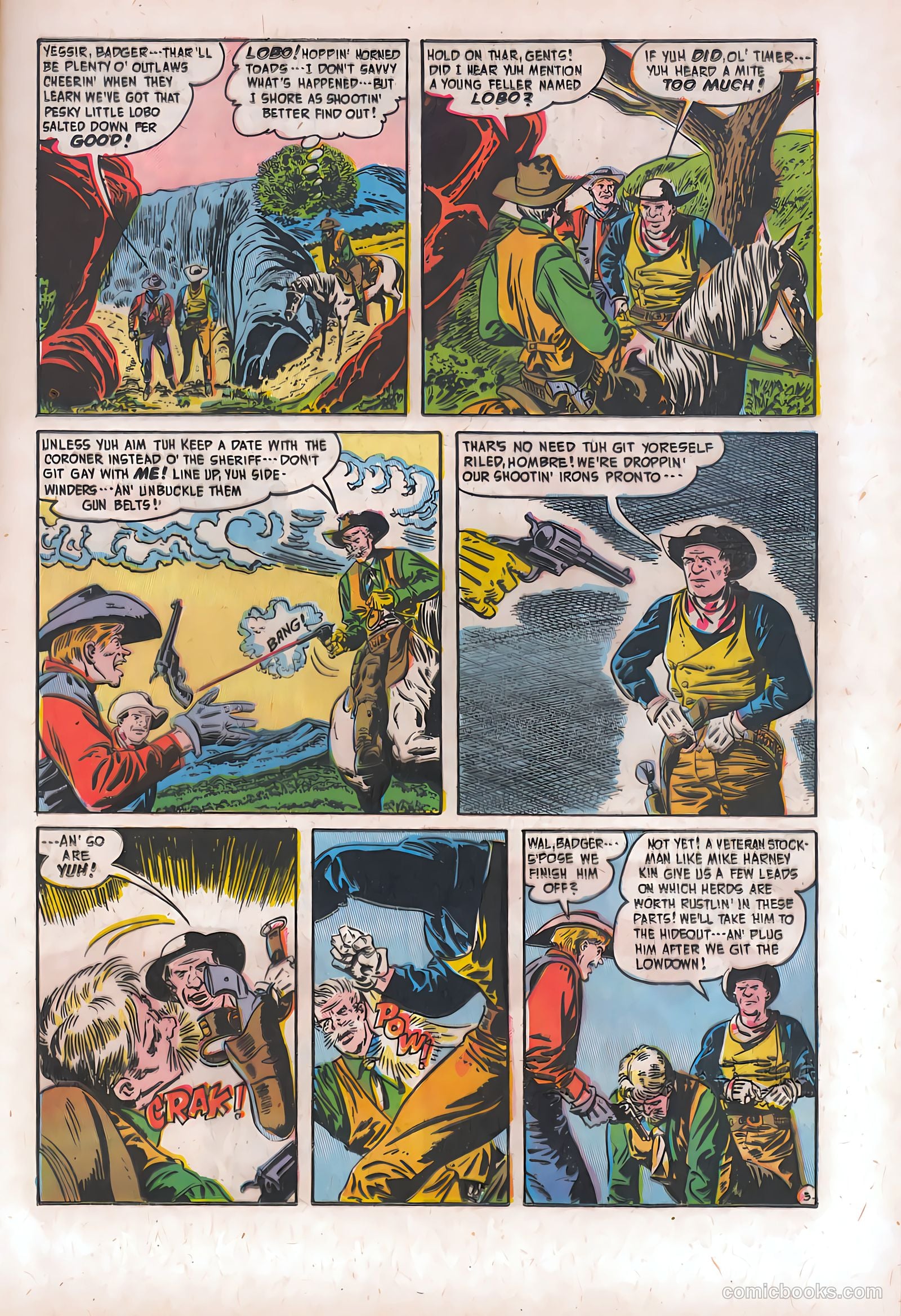 Blazing West #18 (1951) — page 21 of 52