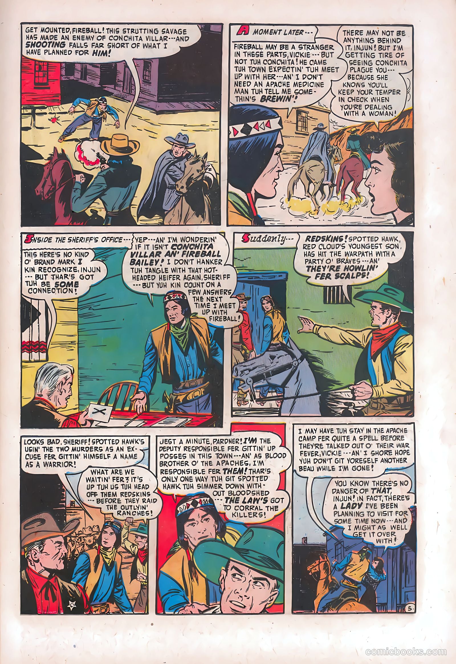 Blazing West #18 (1951) — page 31 of 52