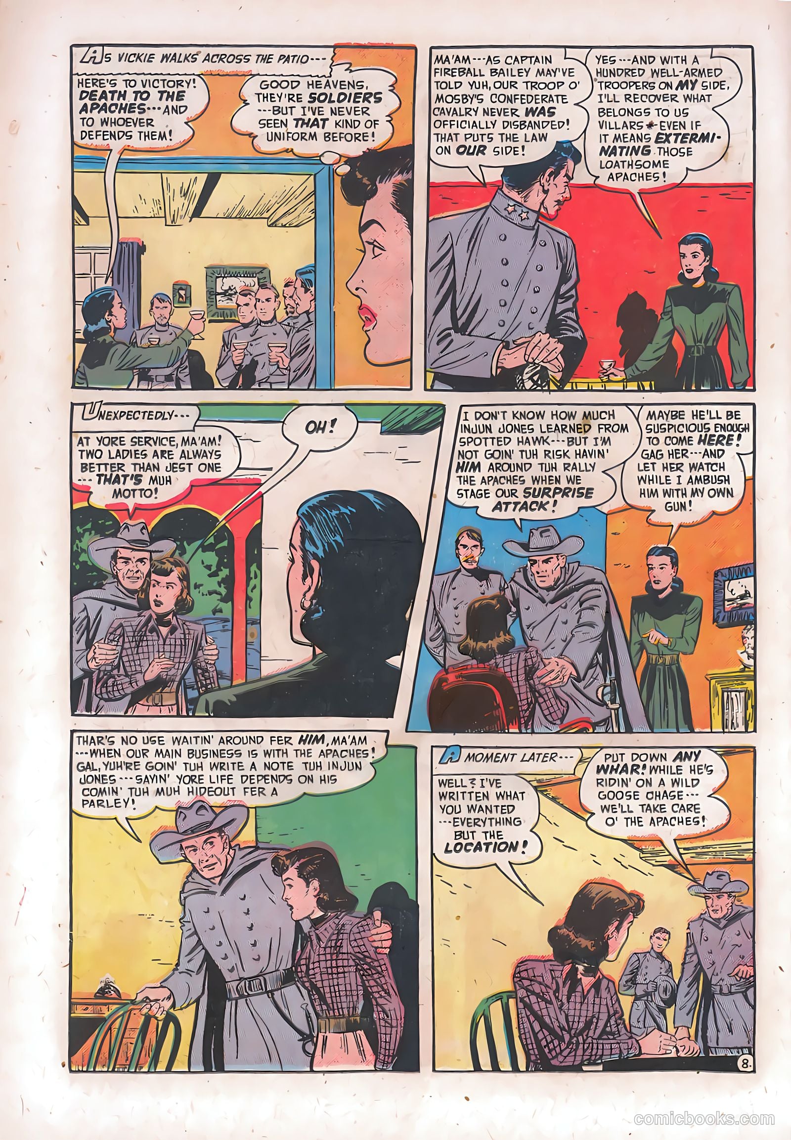 Blazing West #18 (1951) — page 34 of 52