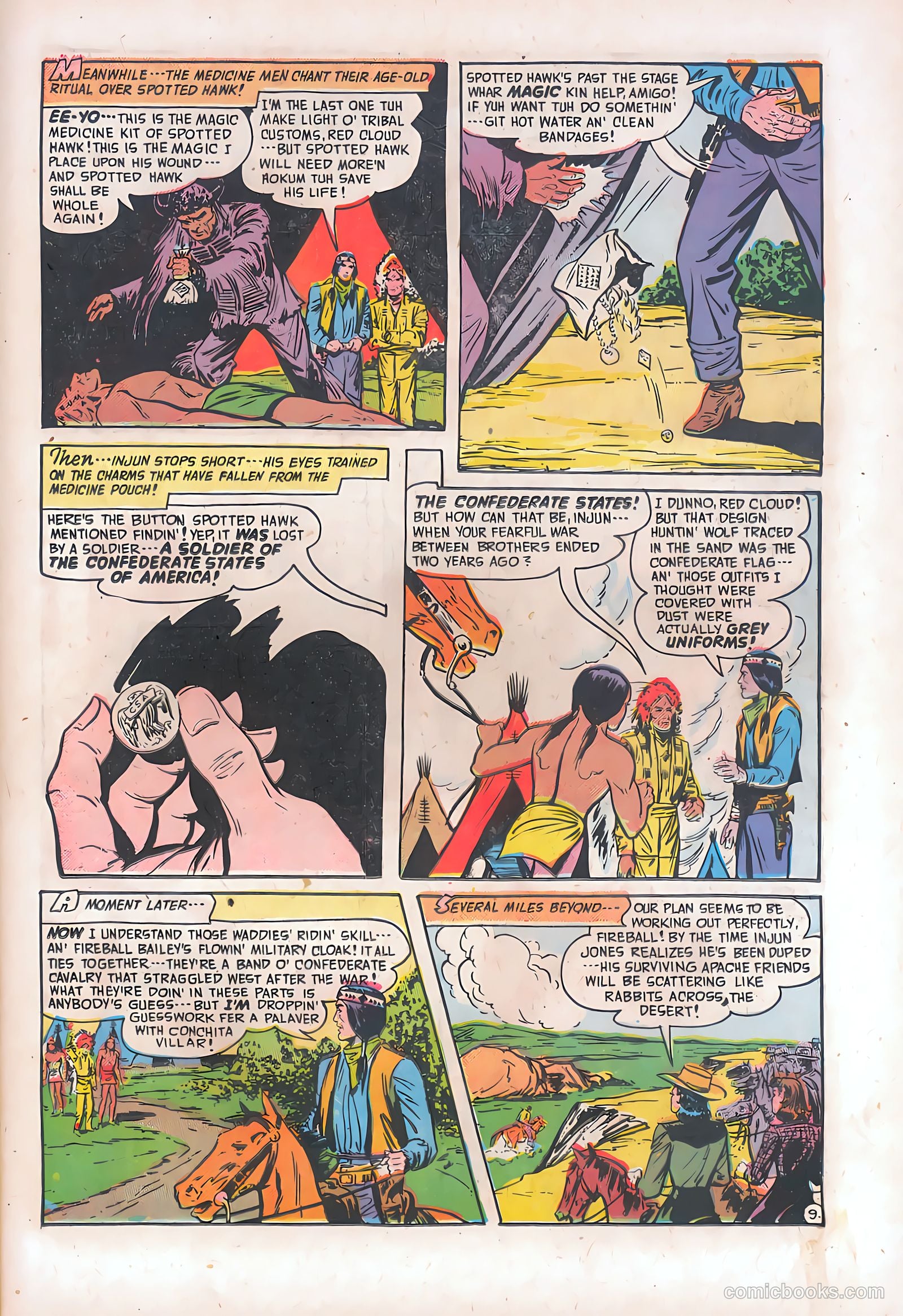 Blazing West #18 (1951) — page 35 of 52
