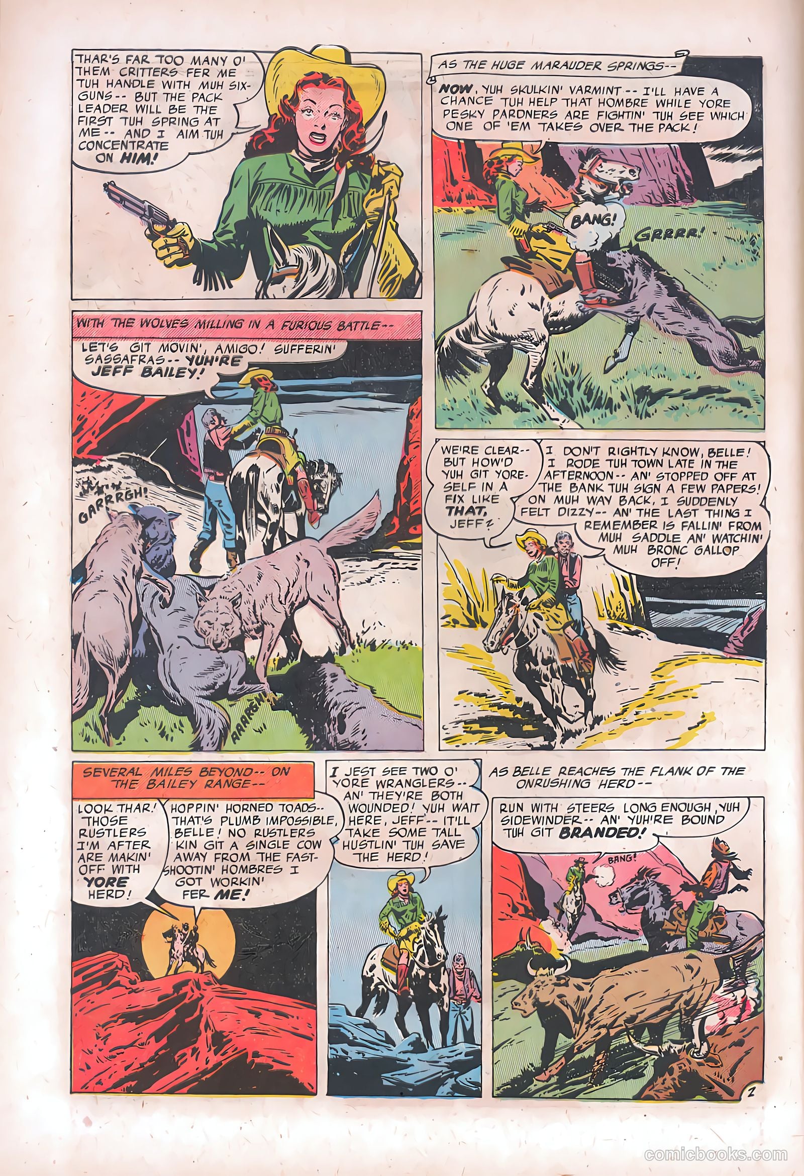 Blazing West #18 (1951) — page 42 of 52