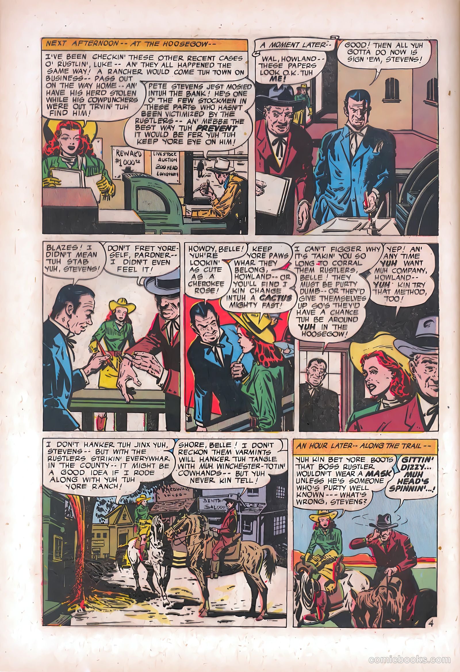 Blazing West #18 (1951) — page 44 of 52