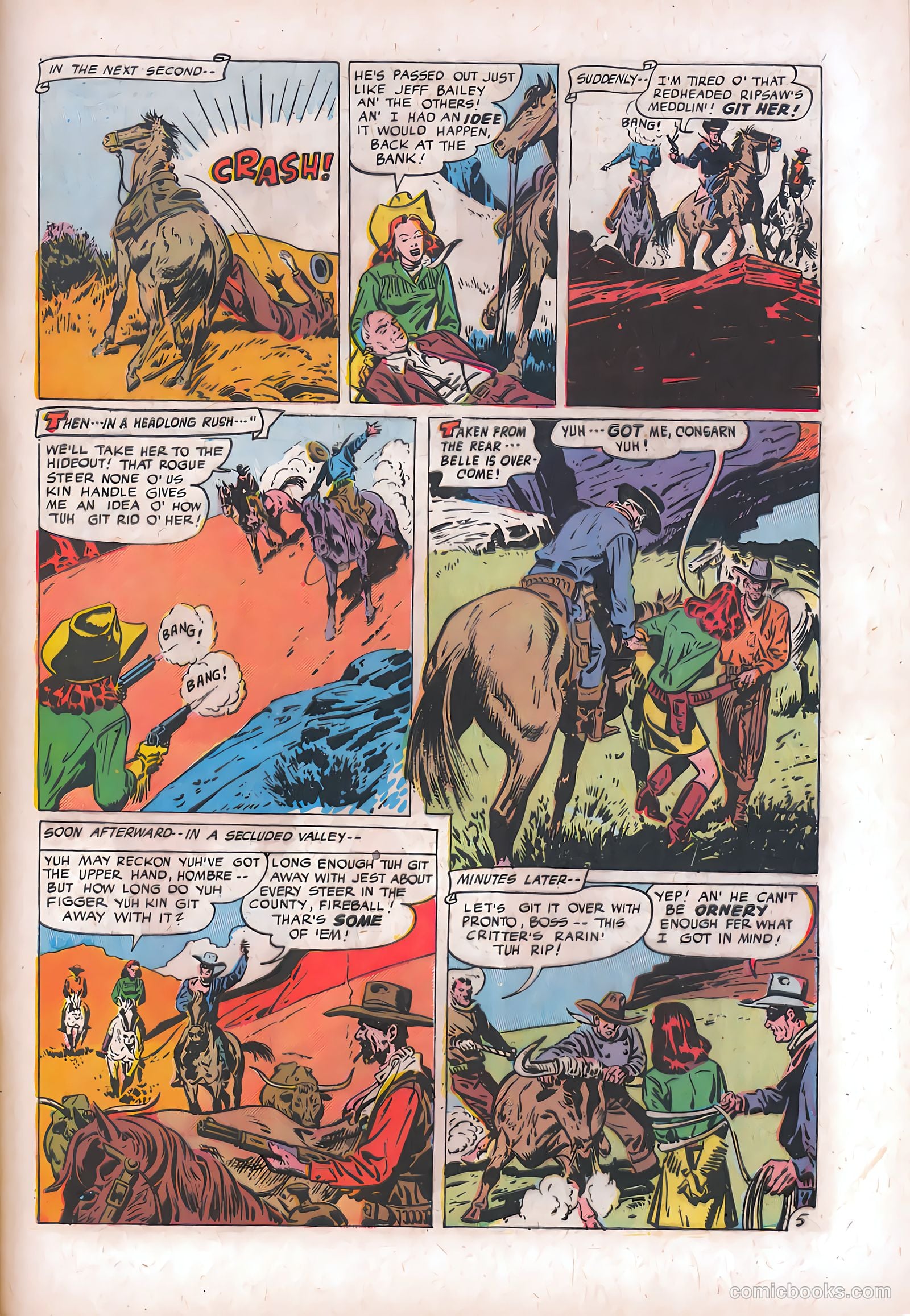 Blazing West #18 (1951) — page 45 of 52