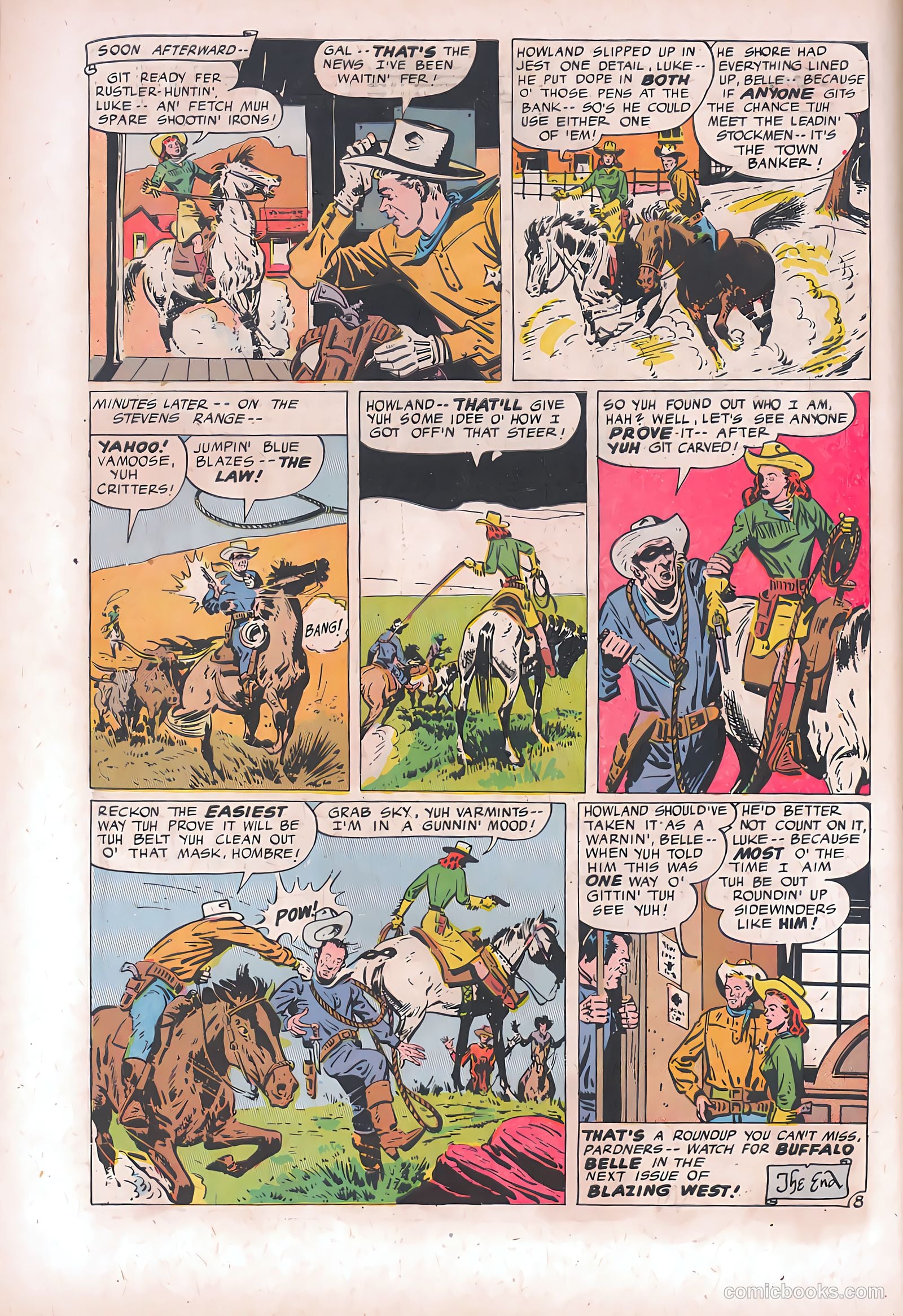 Blazing West #18 (1951) — page 48 of 52