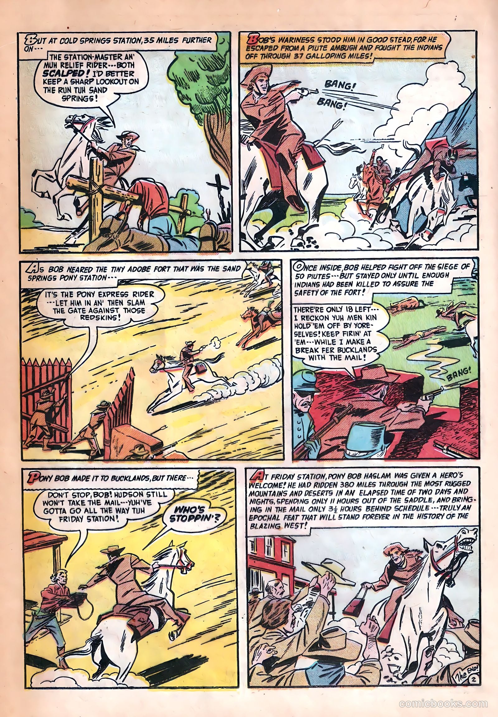 Blazing West #19 (1951) — page 20 of 36