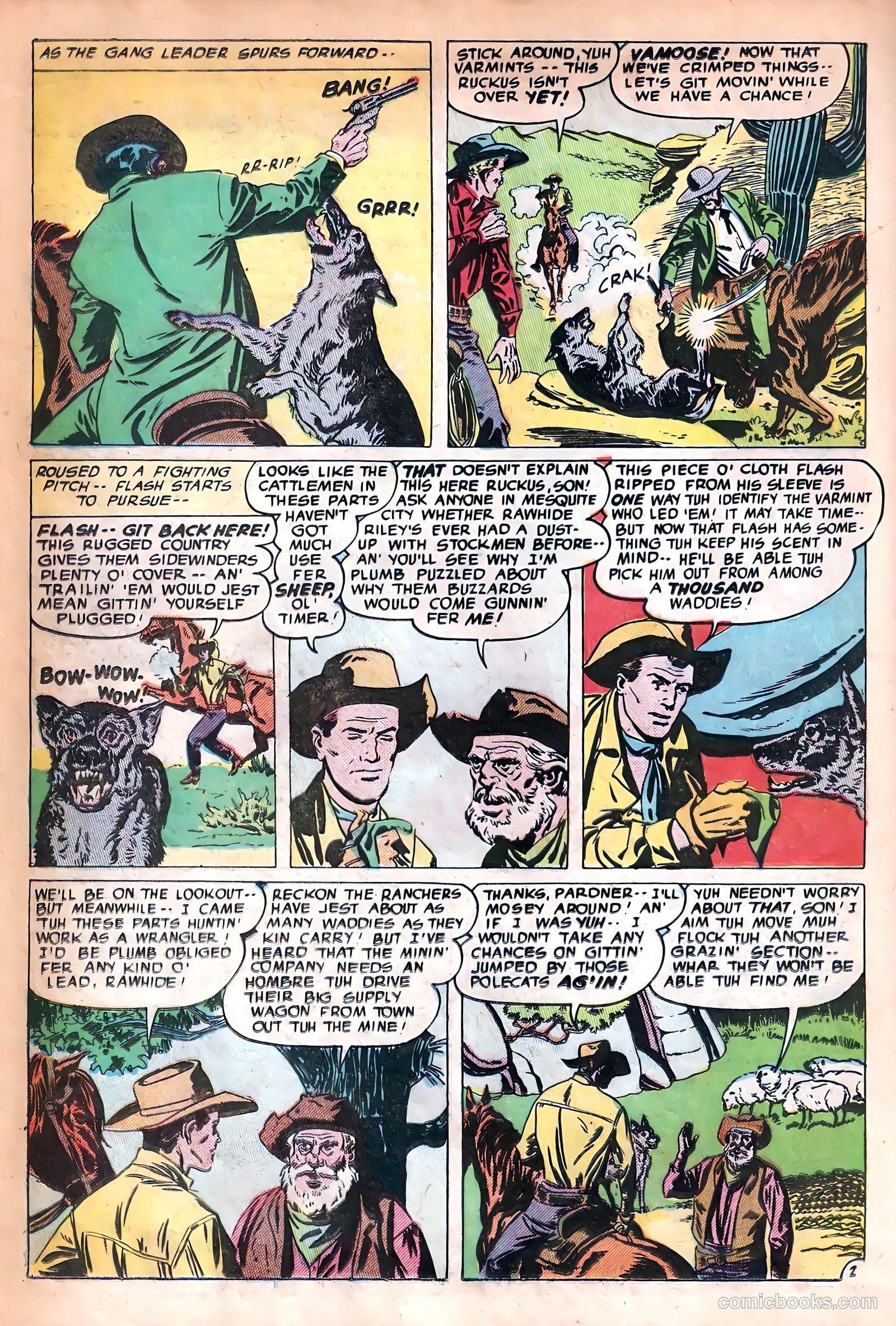 Blazing West #19 (1951) — page 22 of 36