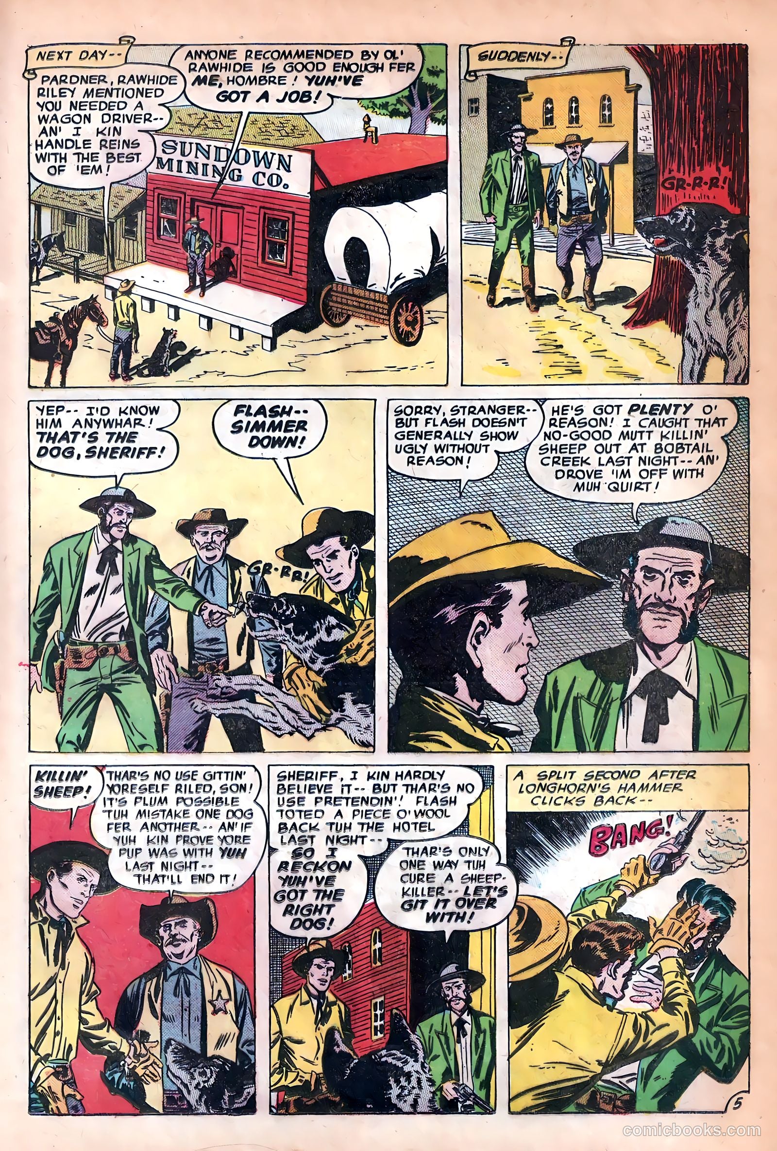 Blazing West #19 (1951) — page 25 of 36