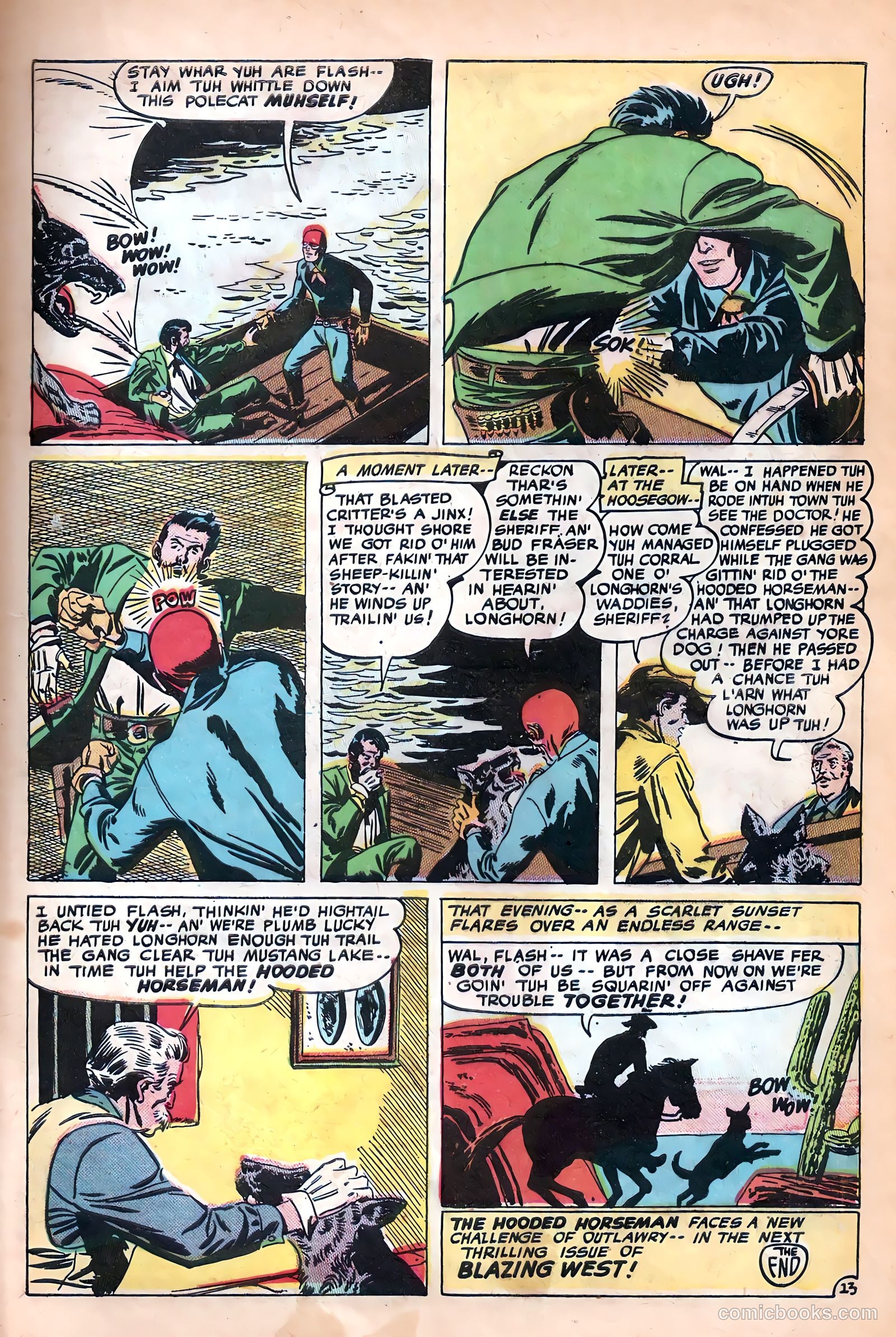 Blazing West #19 (1951) — page 33 of 36