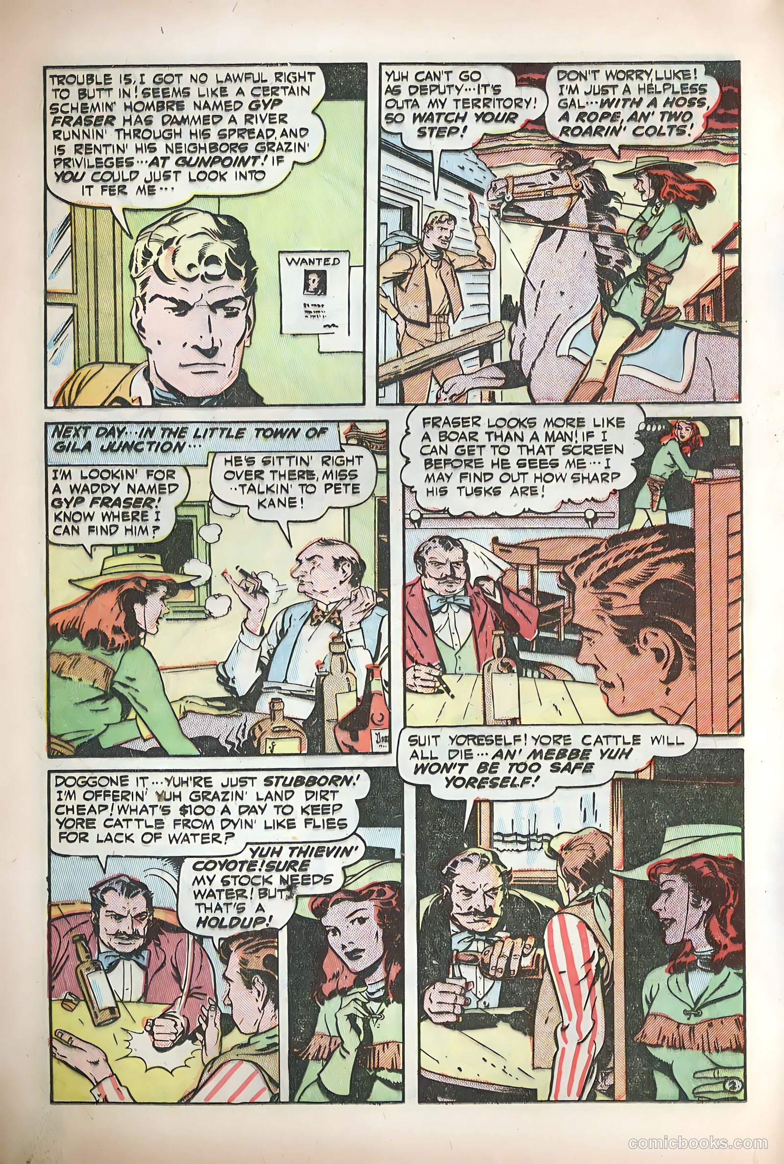Blazing West #2 (1948) — page 16 of 52