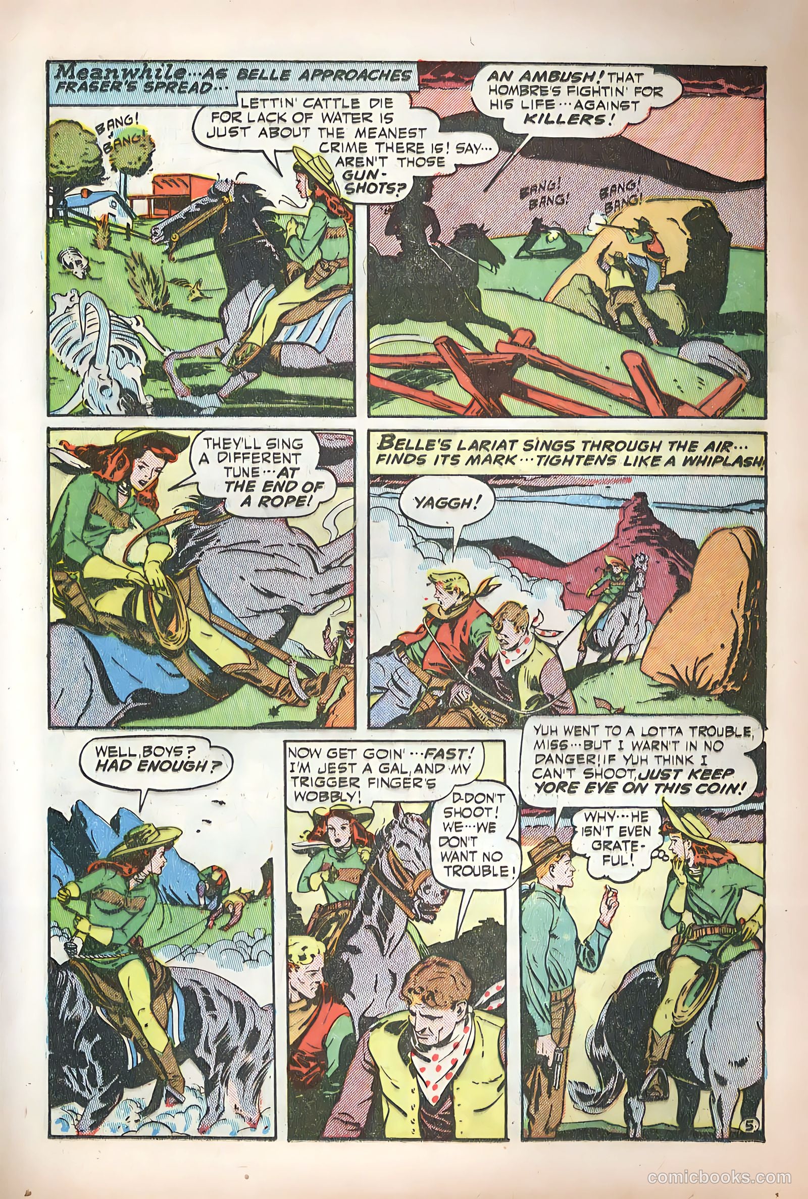 Blazing West #2 (1948) — page 19 of 52