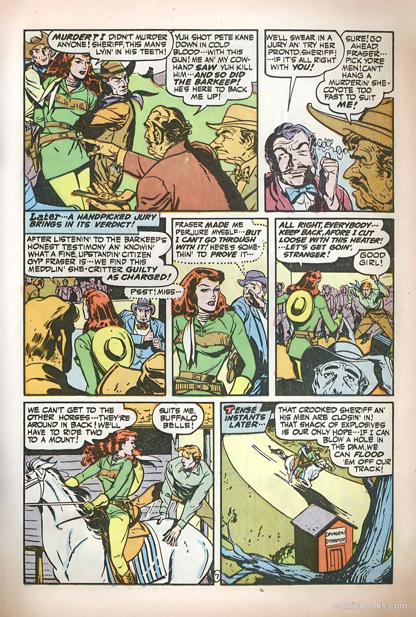 Blazing West #2 (1948) — page 21 of 52