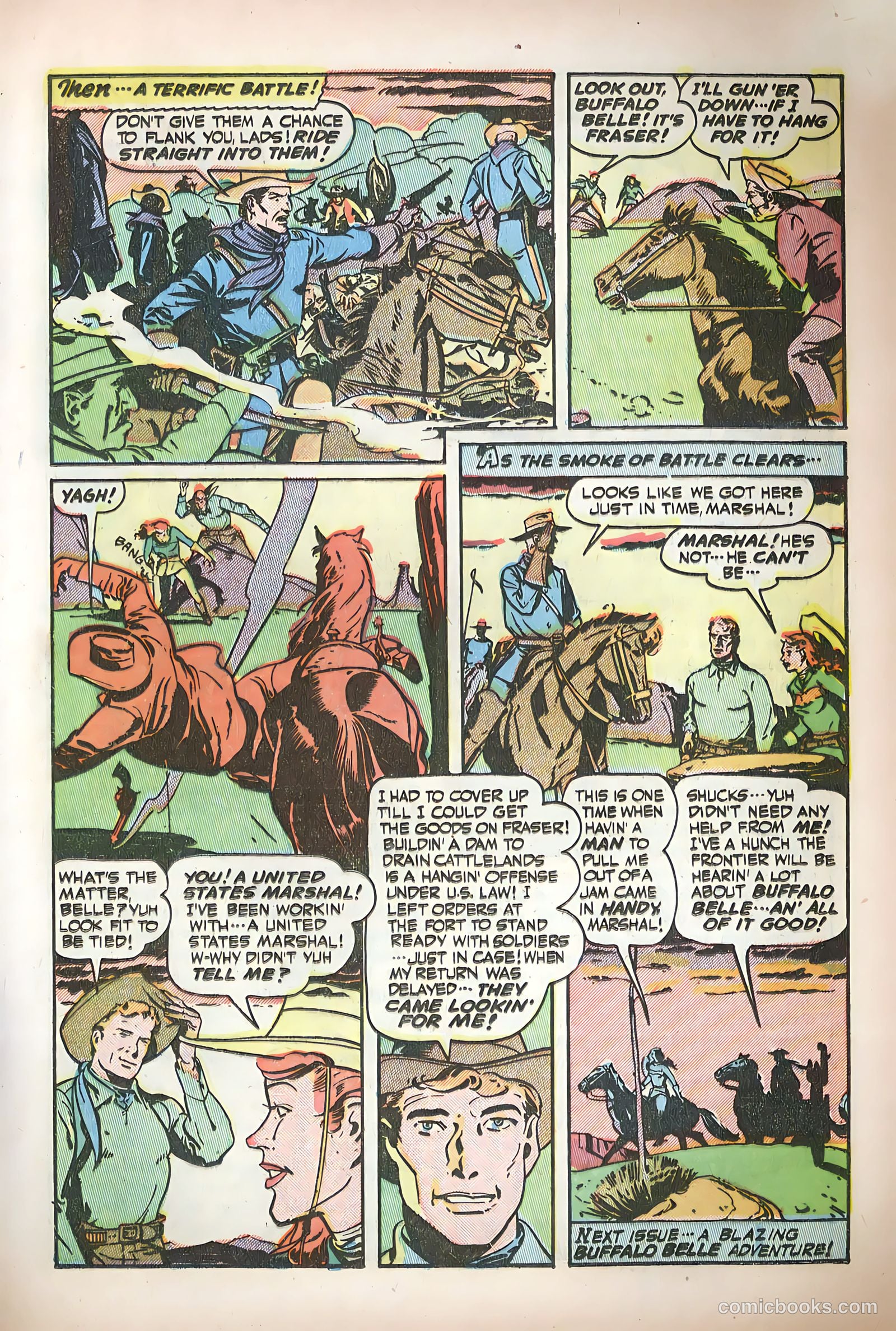 Blazing West #2 (1948) — page 23 of 52
