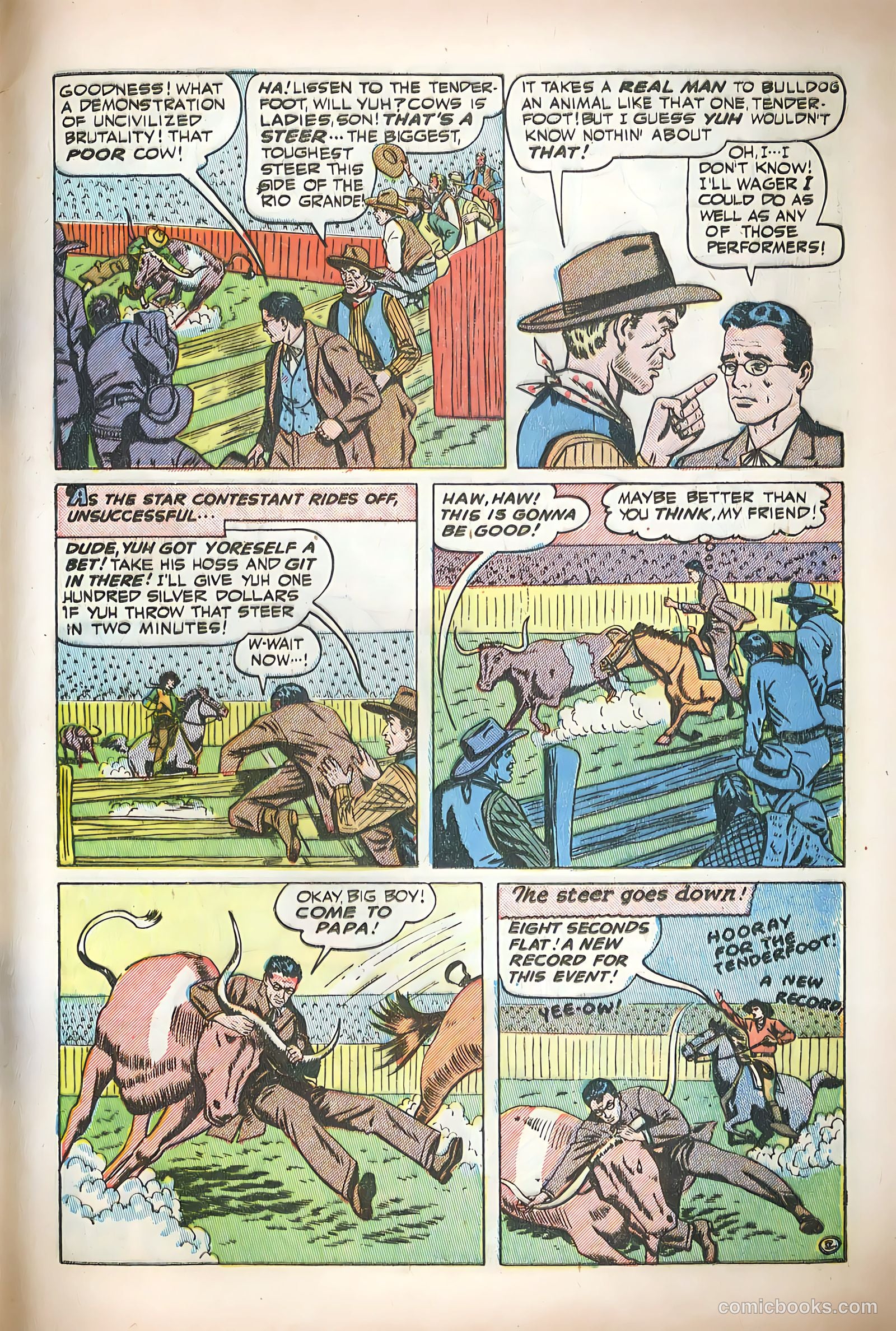 Blazing West #2 (1948) — page 43 of 52