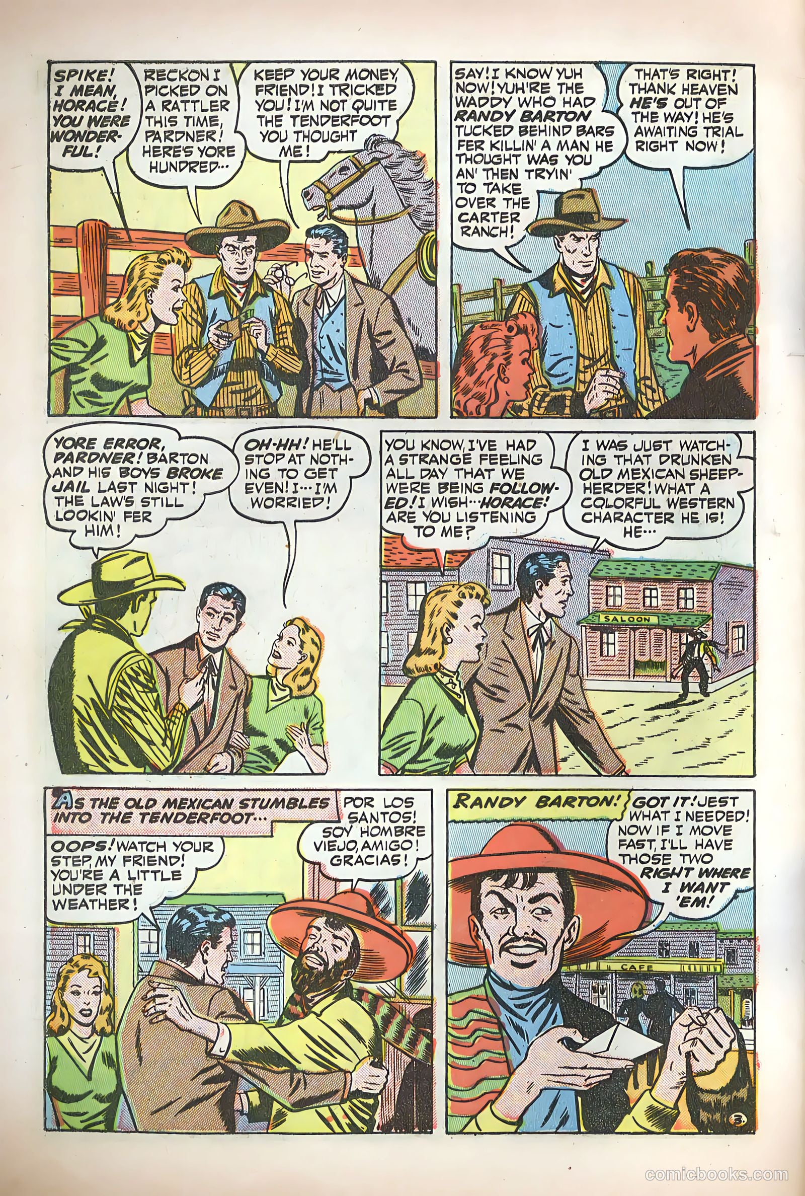 Blazing West #2 (1948) — page 44 of 52