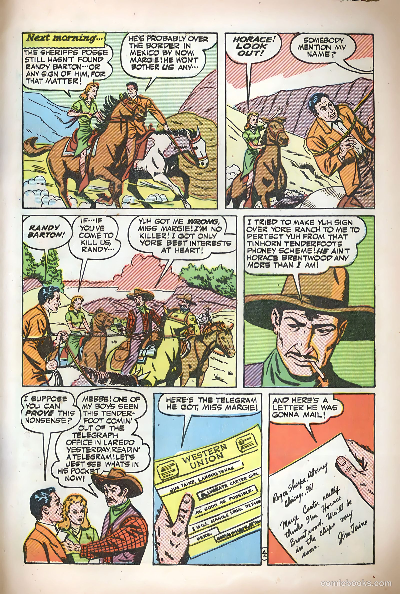 Blazing West #2 (1948) — page 45 of 52