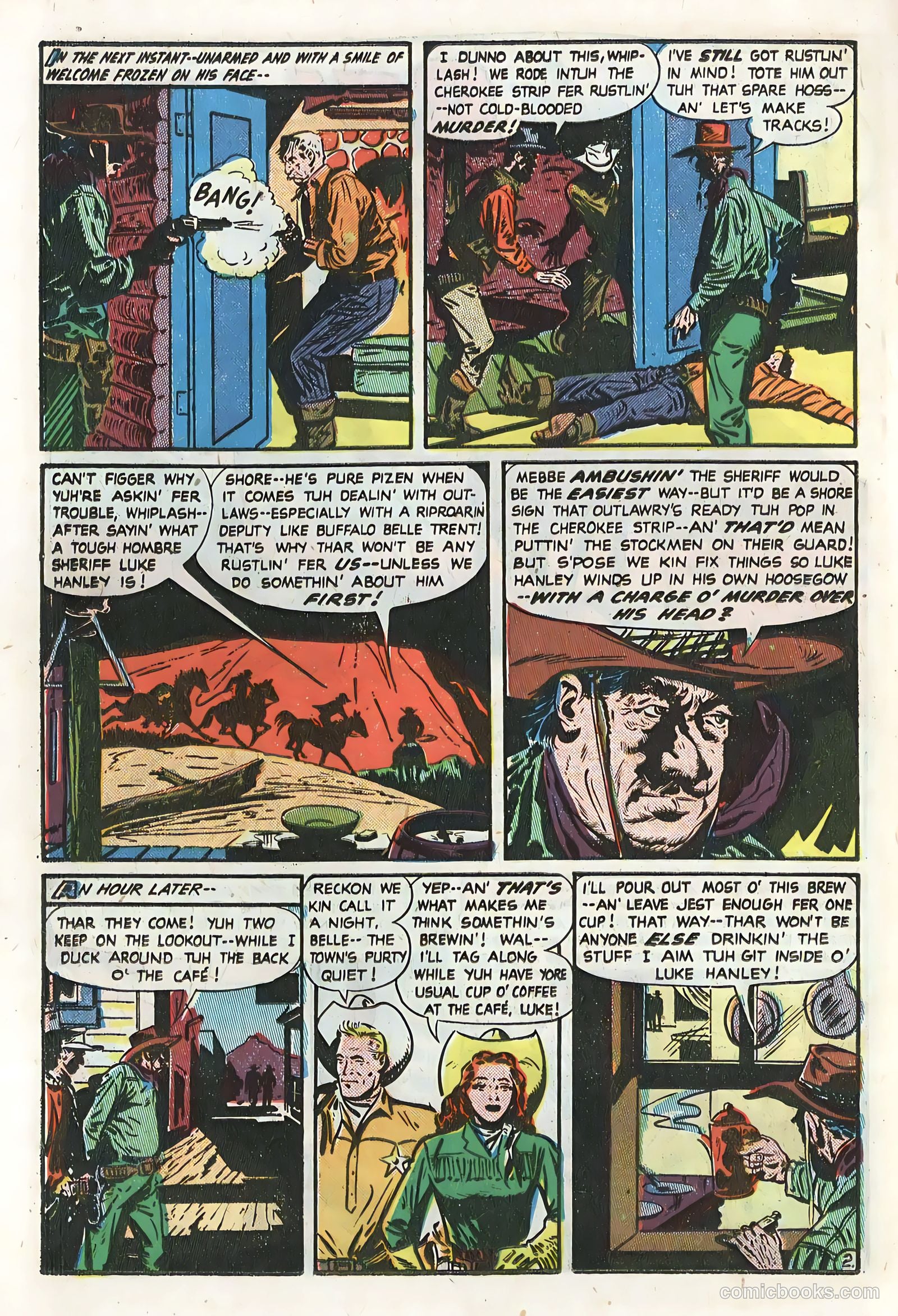 Blazing West #20 (1951) — page 16 of 36