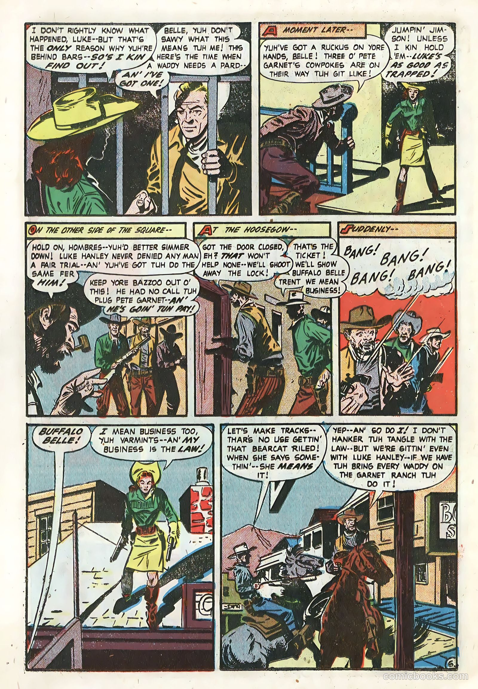 Blazing West #20 (1951) — page 20 of 36