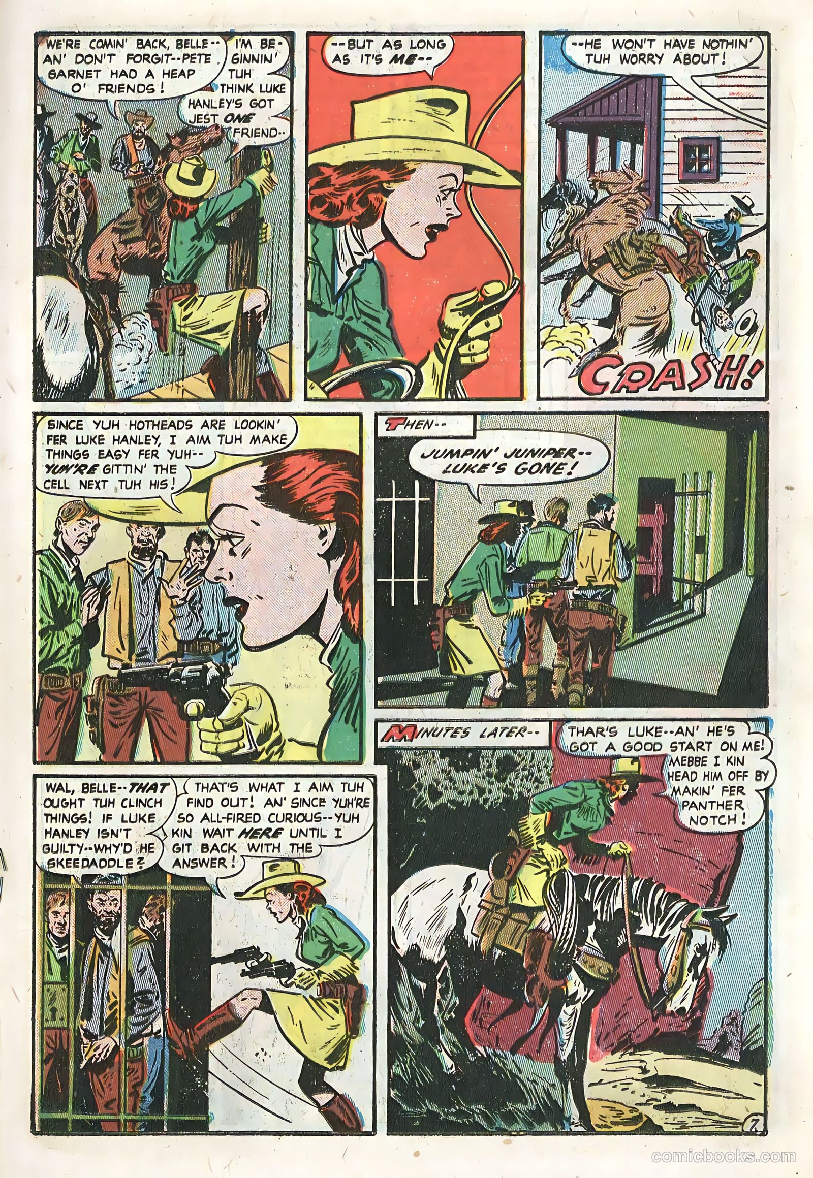 Blazing West #20 (1951) — page 21 of 36