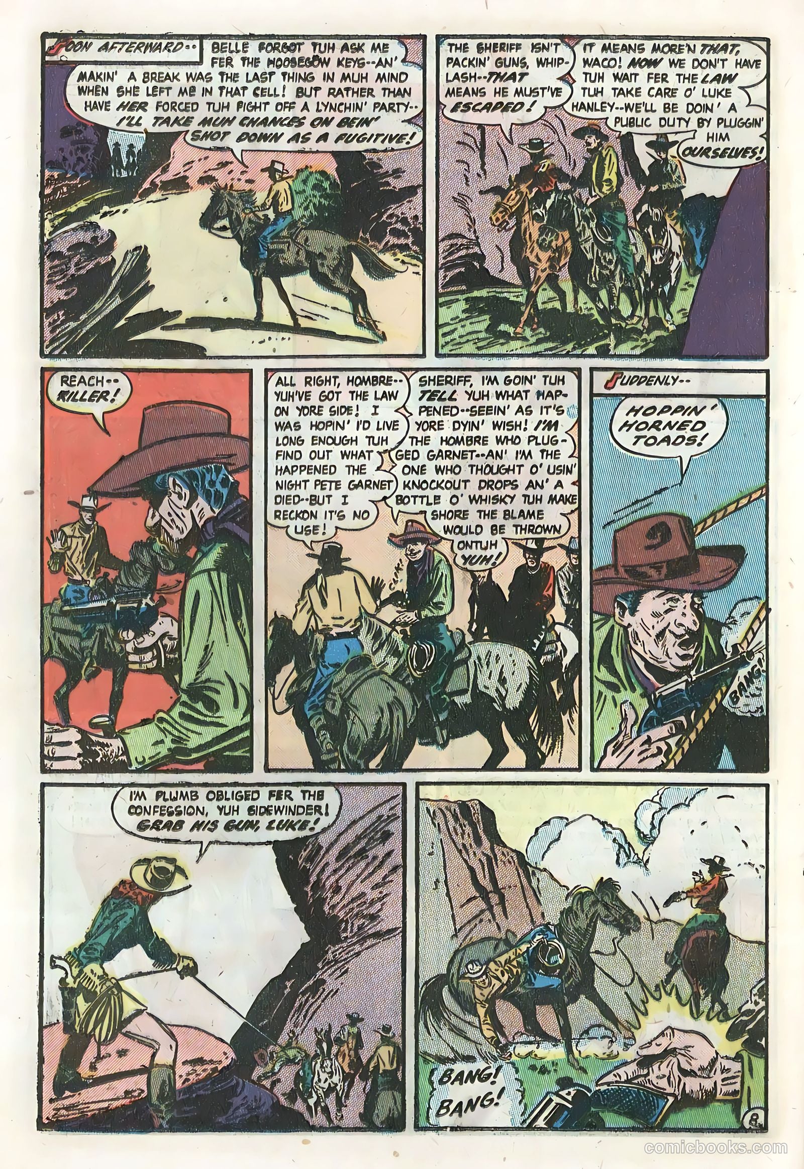 Blazing West #20 (1951) — page 22 of 36