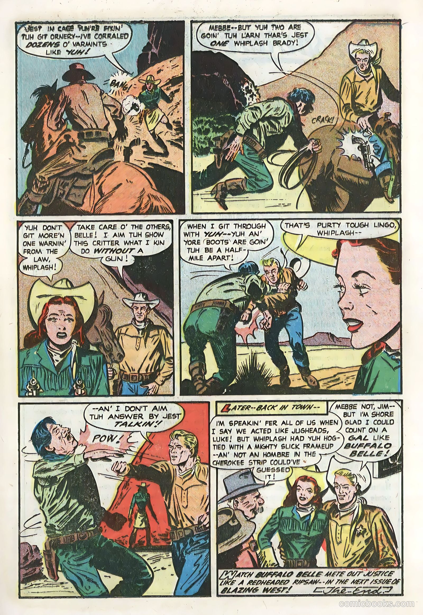 Blazing West #20 (1946) — page 23 of 36