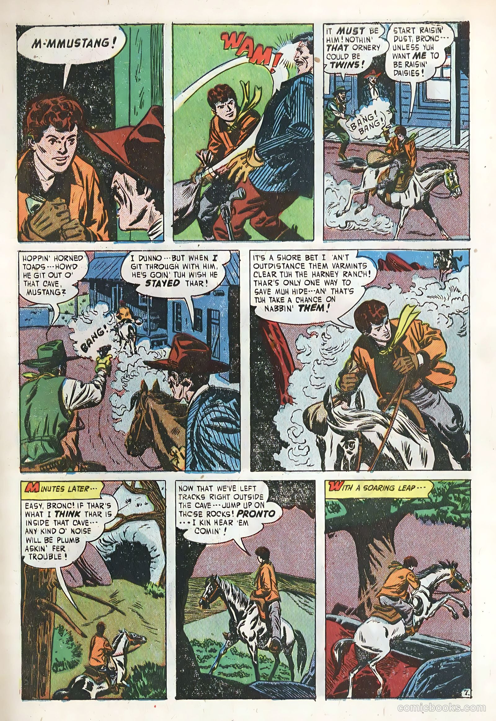 Blazing West #20 (1946) — page 33 of 36