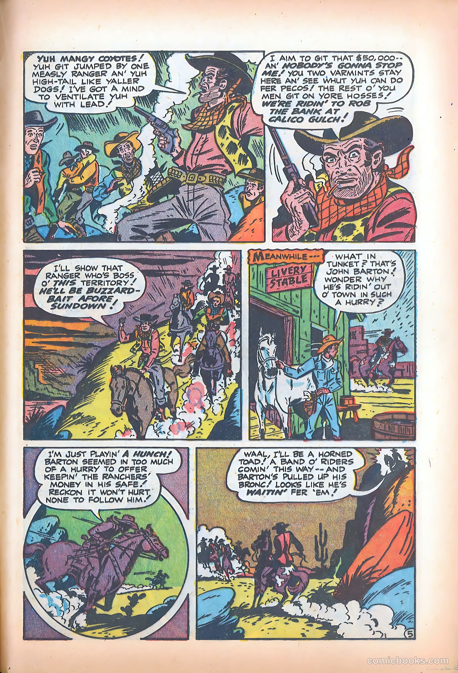 Blazing West #3 (1949) — page 17 of 52