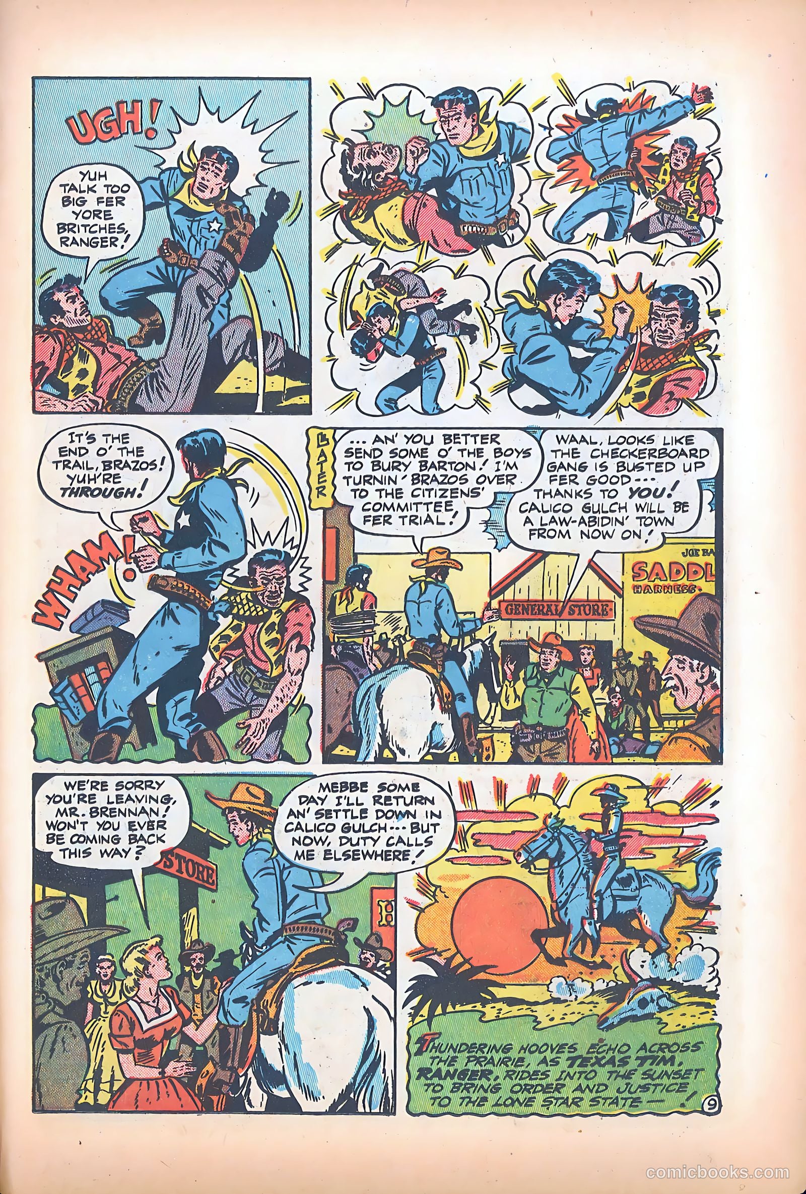 Blazing West #3 (1949) — page 21 of 52