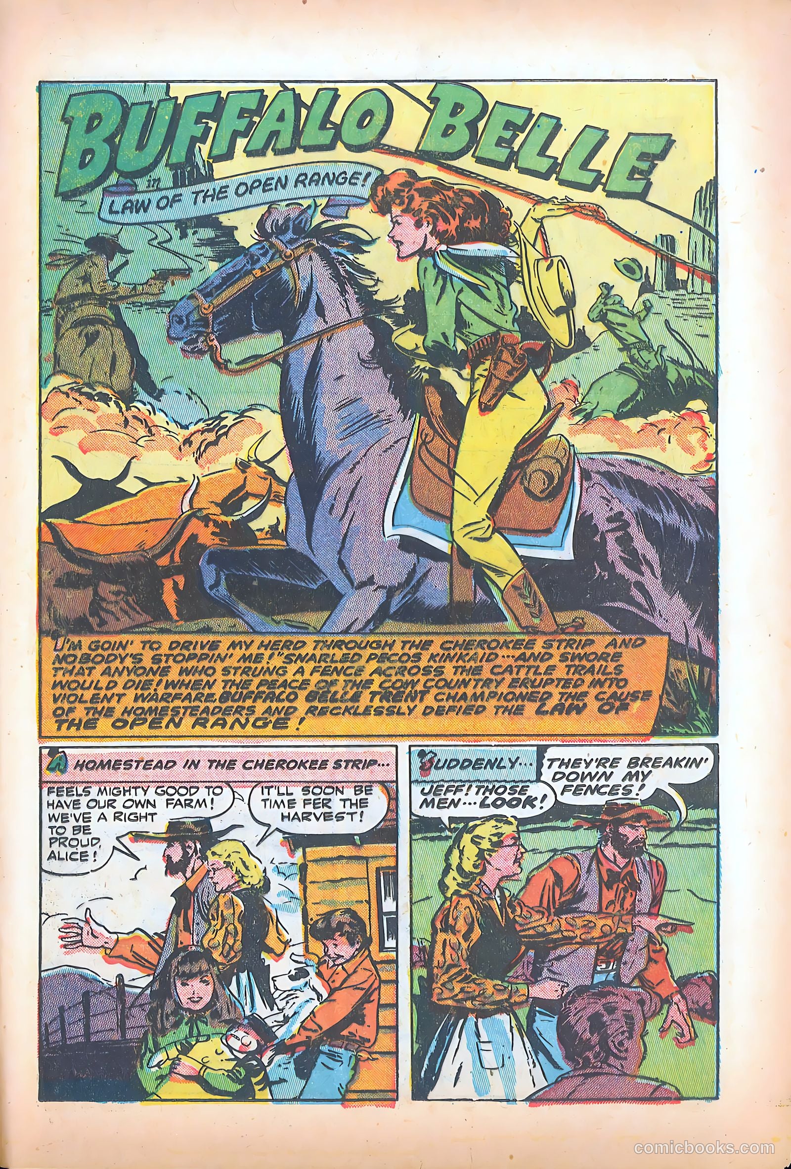 Blazing West #3 (1949) — page 23 of 52
