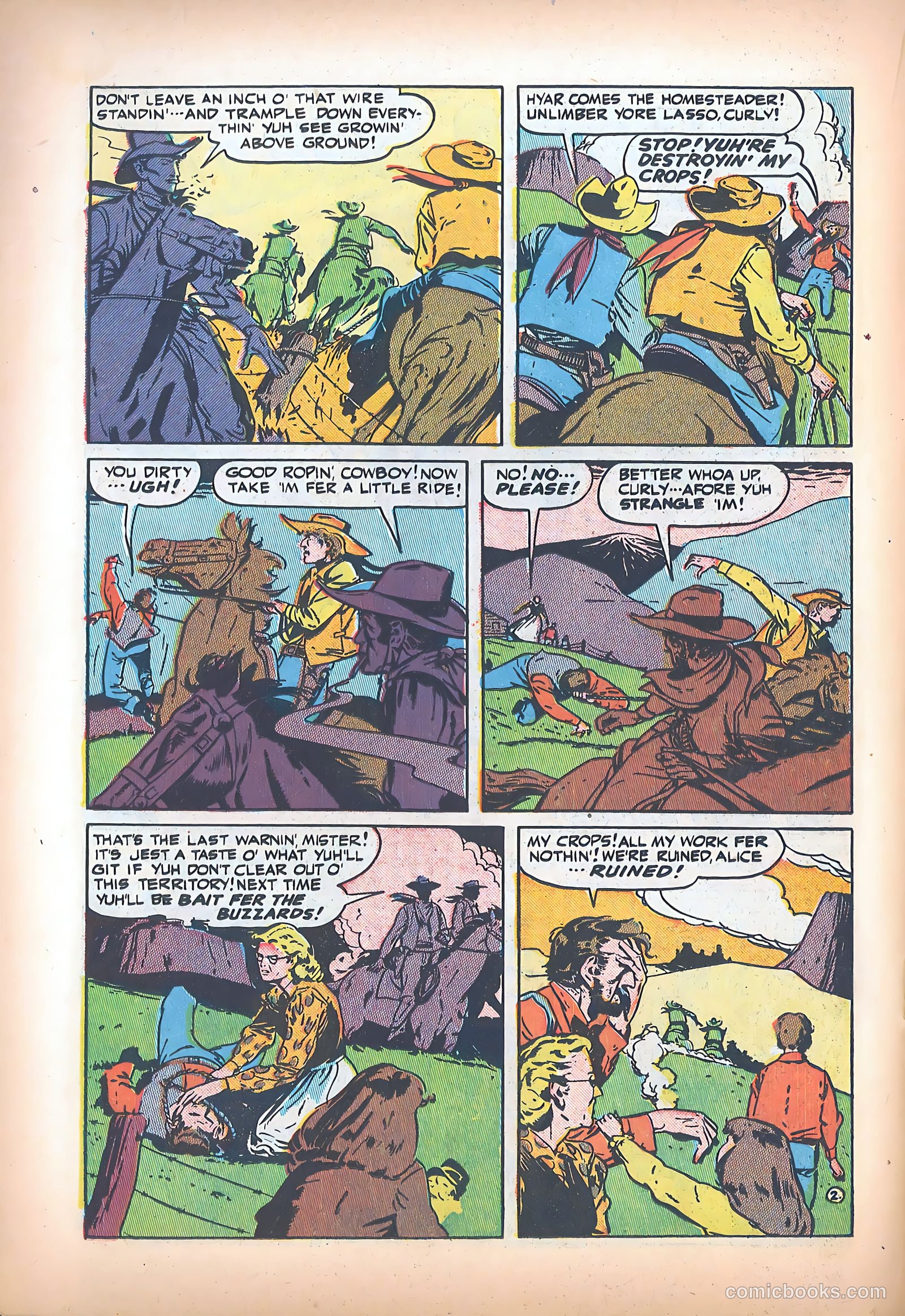 Blazing West #3 (1949) — page 24 of 52